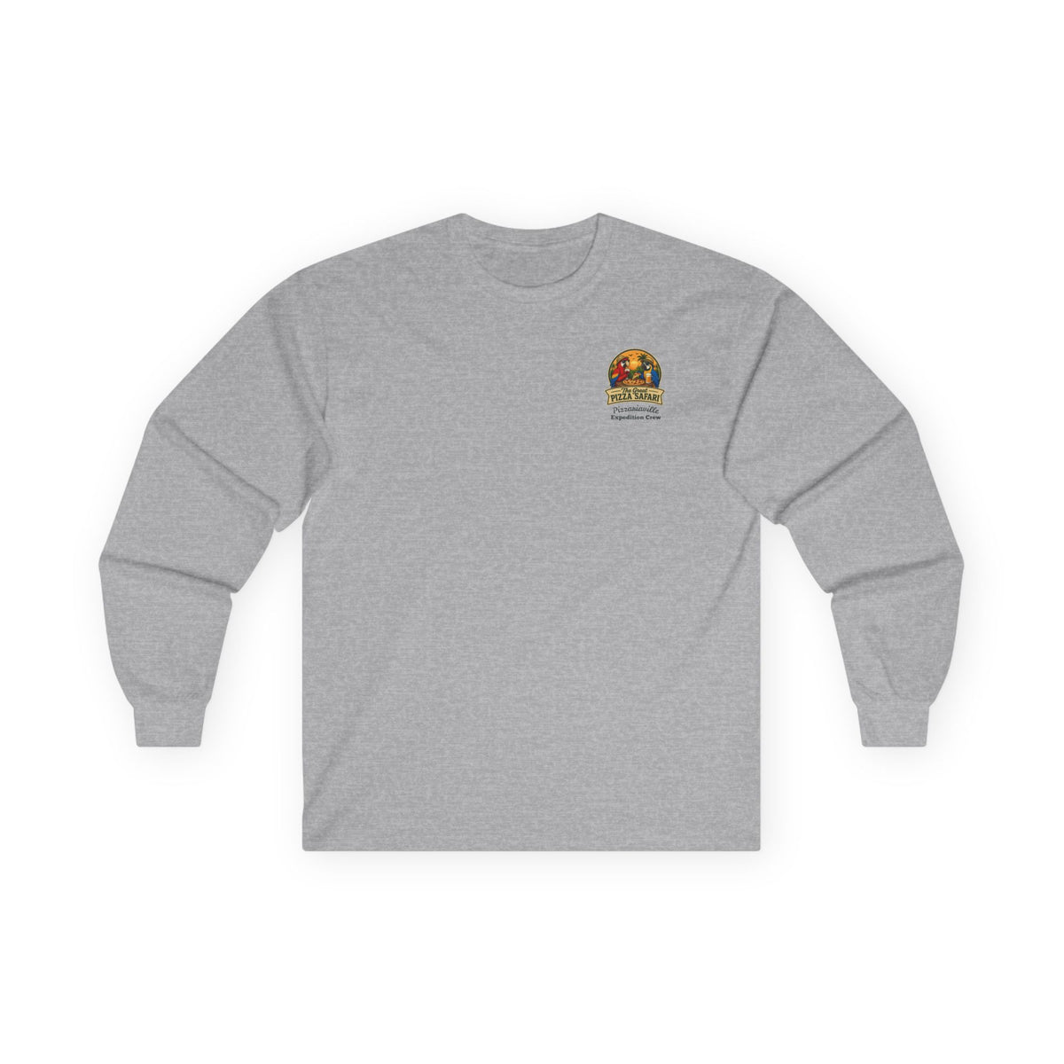 Long Sleeve Tee — The Great Pizza Safari Graphic Shirt
