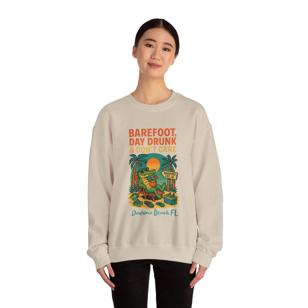 Barefoot Ln Crewneck Sweatshirt - Jimmy Buffet Style