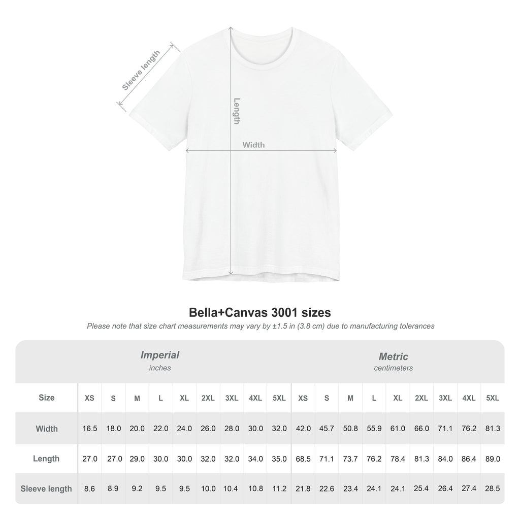 Bella Canvas 3001 soft slim fit shirt