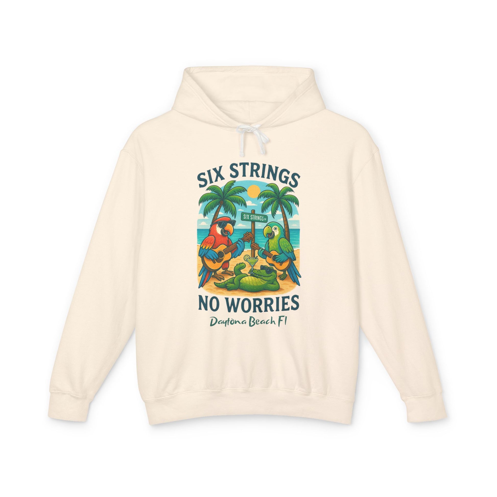 Copy of Flip Side Ln  Lightweight Comfort Colors Hoodie - Jimmy Buffet Style