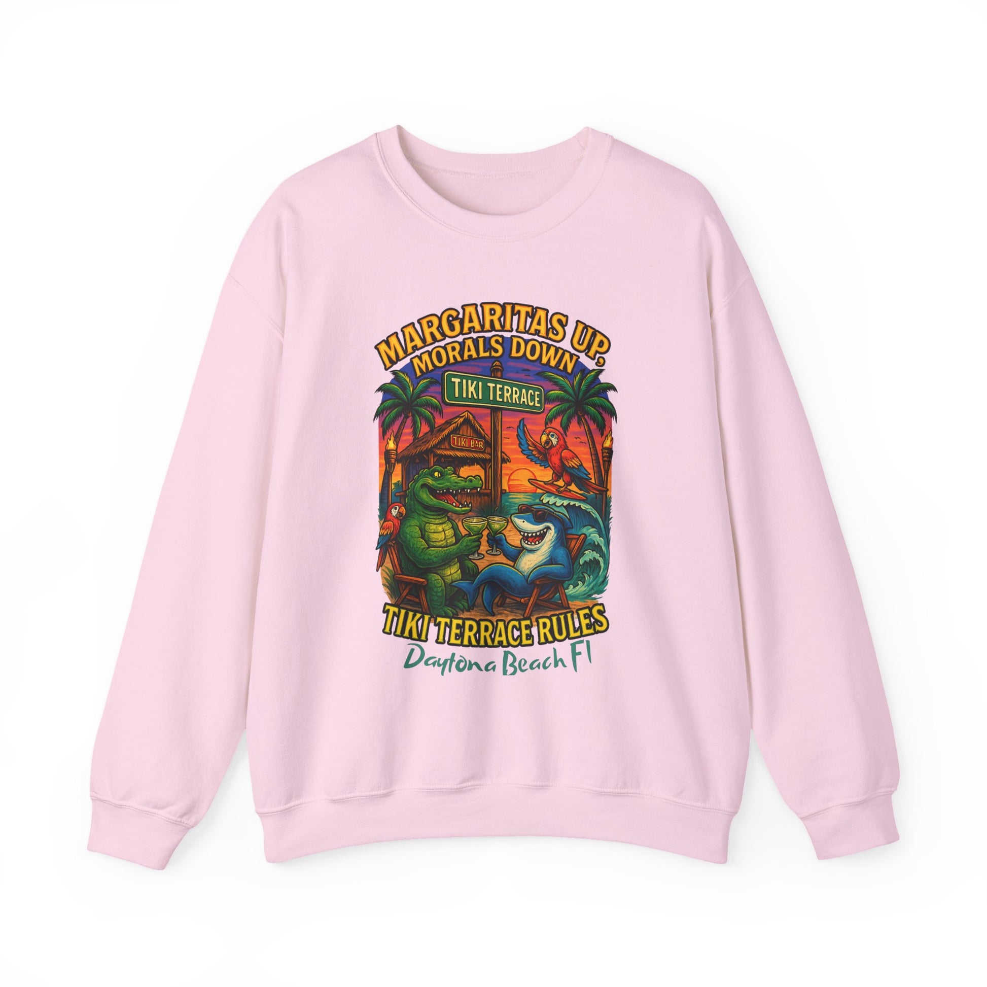 Tiki terrace Crewneck Sweatshirt - Jimmy Buffet Style