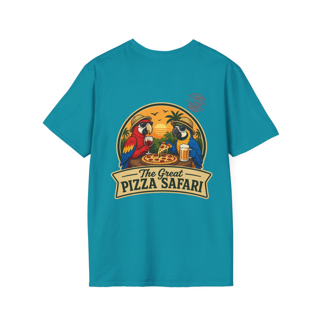 T‑Shirt — "Pizza Safari" Retro Pizzeria Expedition Crew Graphic Tee