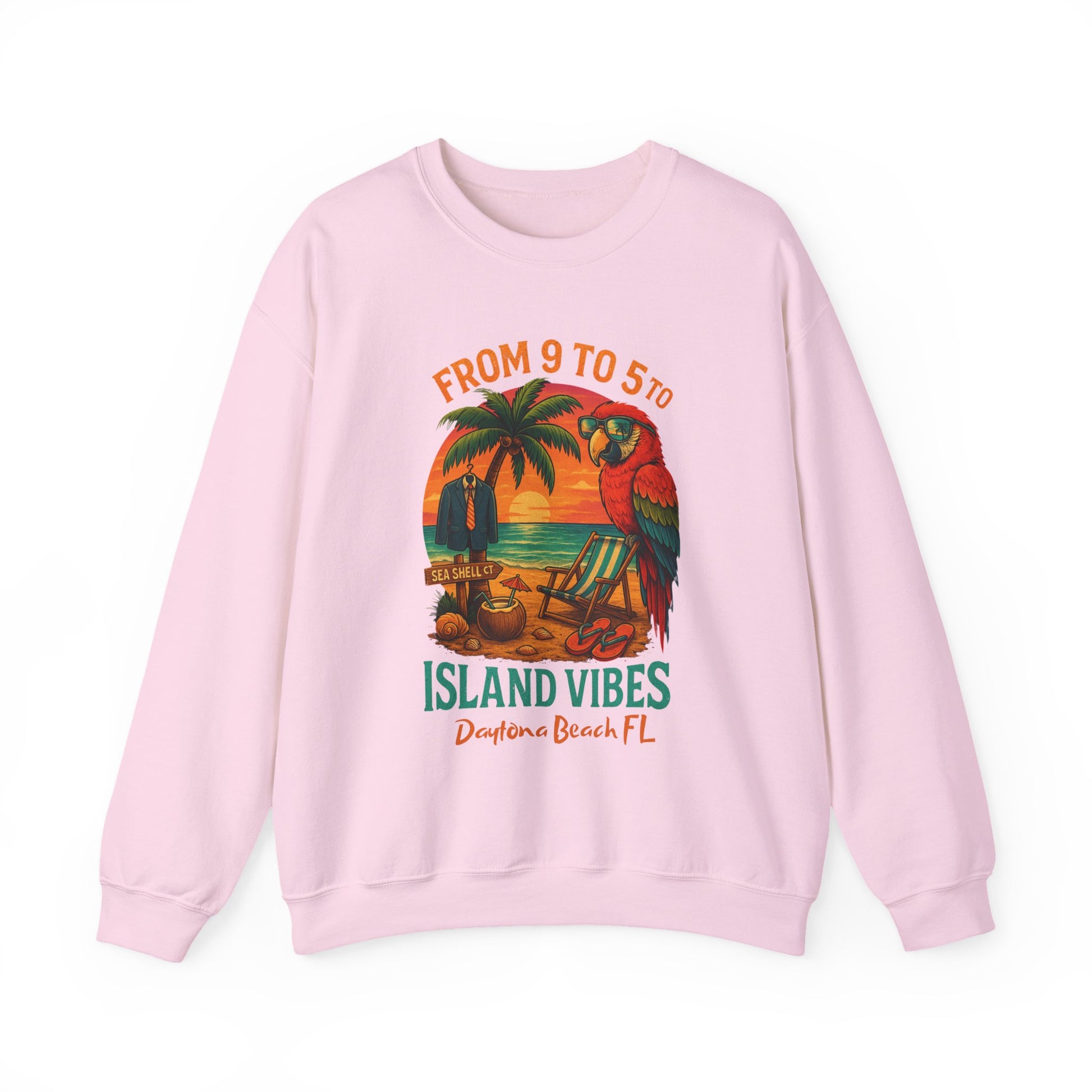 Sea Shell Ct  Crewneck Sweatshirt - Jimmy Buffet Style
