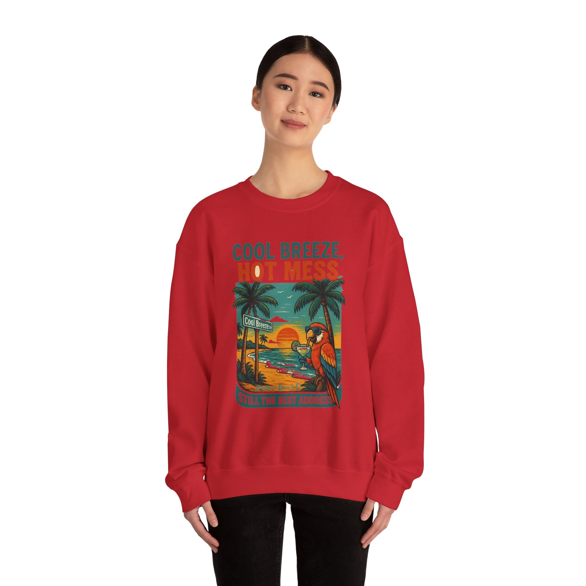 Cool Breeze dr  Crewneck Sweatshirt - Jimmy Buffet Style