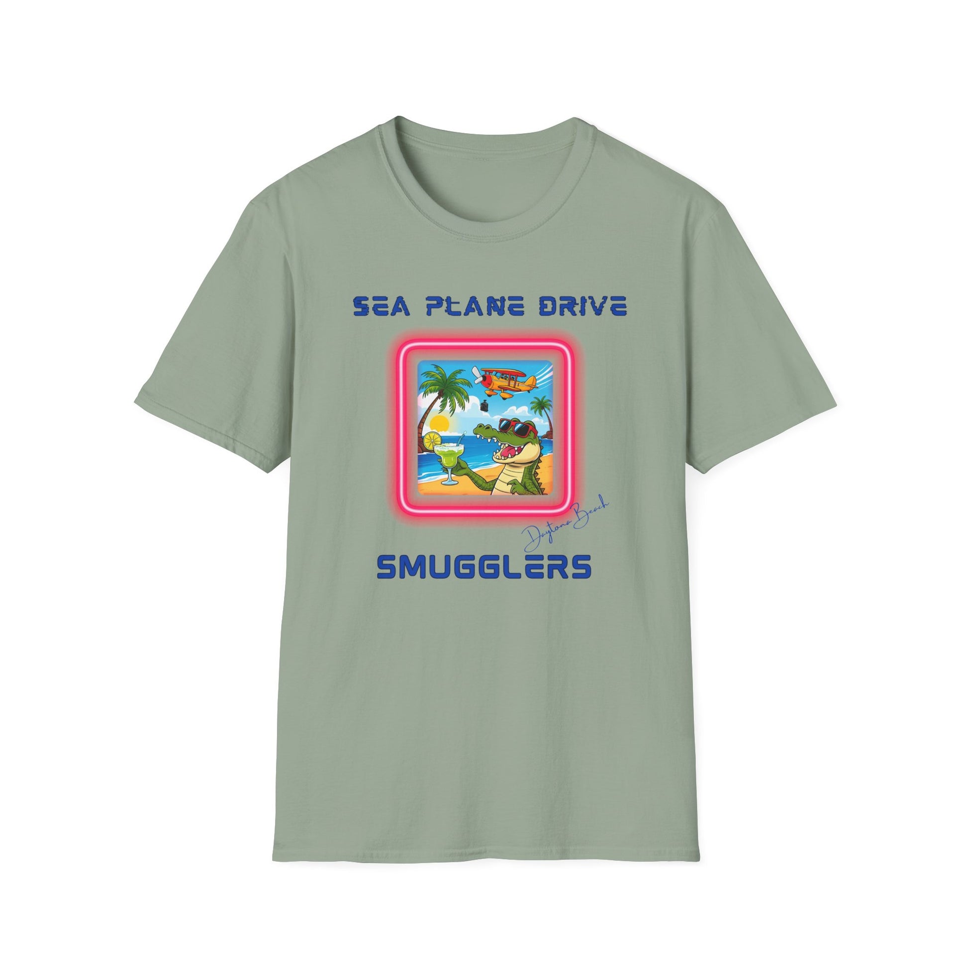 Sea Plane Drive  Jimmy buffet margaritaville latitude Tropical Adventure T-Shirt Beachwear for Sea Plane dr Souvenir Casual Summer Tee Fun Gift for Vacation