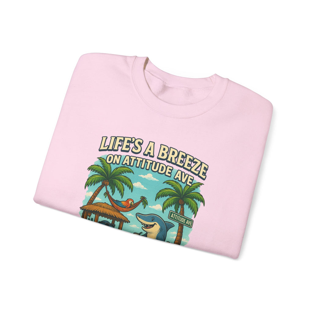 Attitude Ave Crewneck Sweatshirt - Jimmy Buffet Style