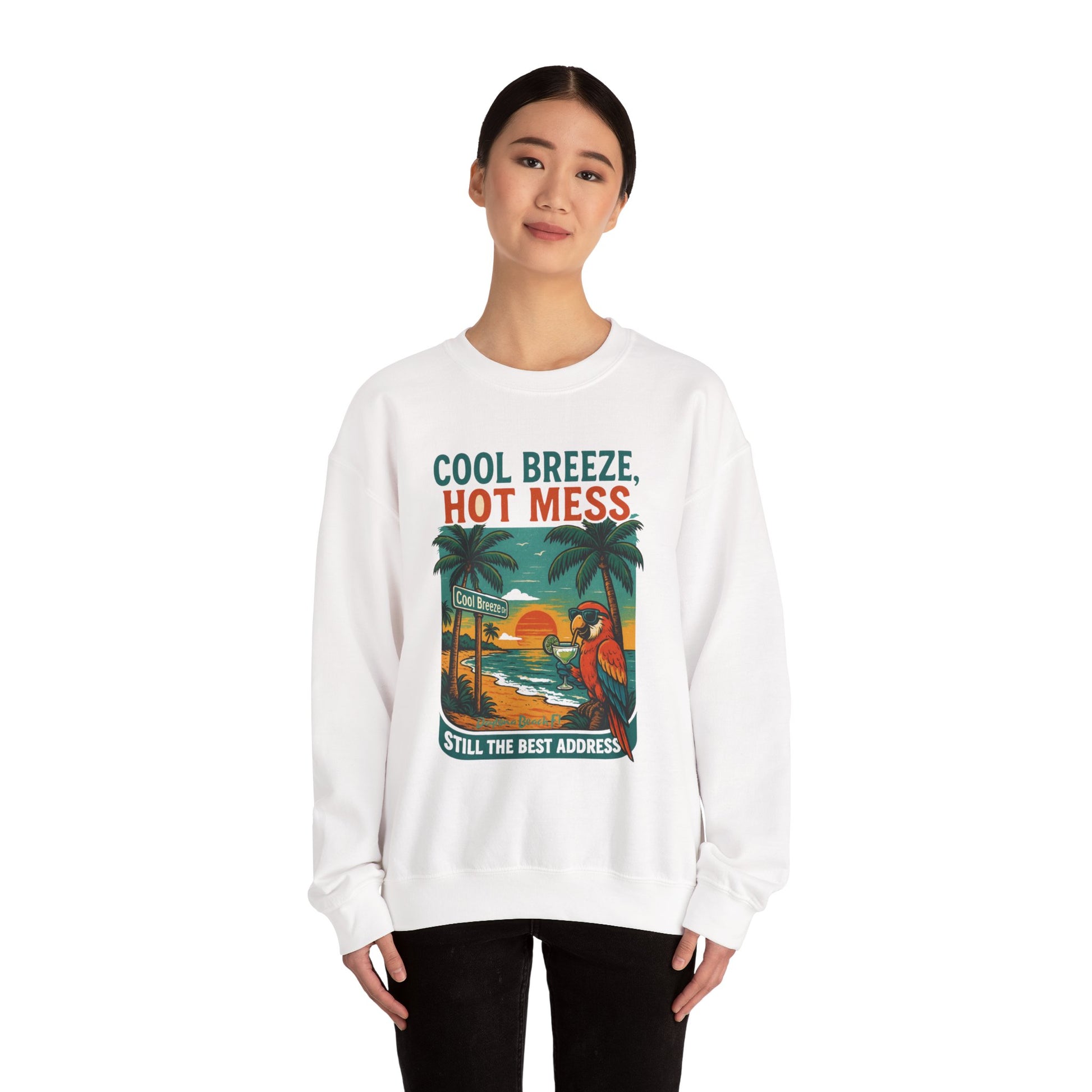 Cool Breeze dr  Crewneck Sweatshirt - Jimmy Buffet Style