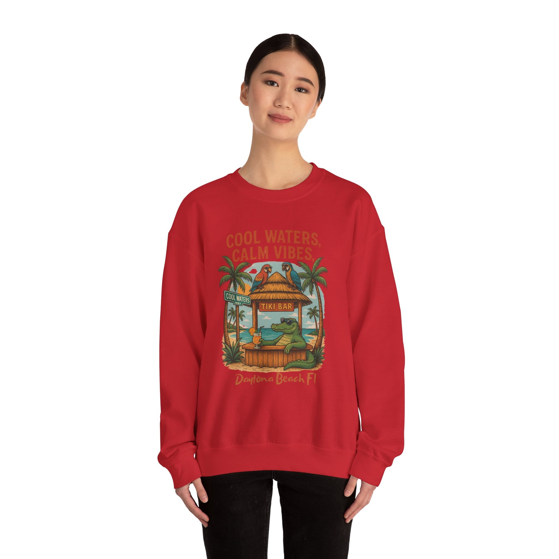 Cool Waters Crewneck Sweatshirt - Jimmy Buffet Style