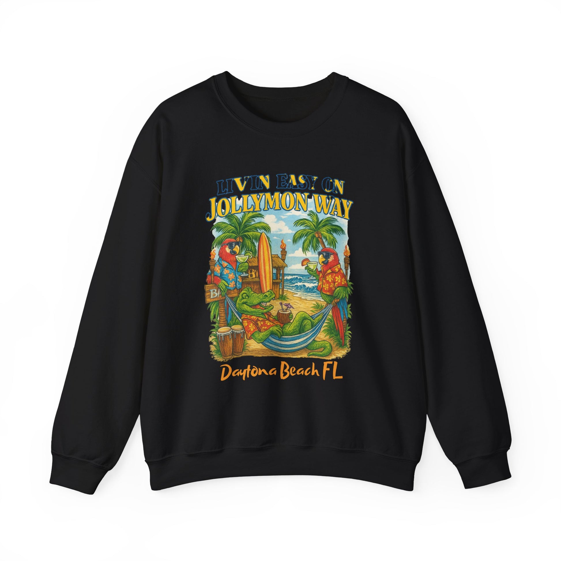 Jollymon Way   Crewneck Sweatshirt - Jimmy Buffet Style