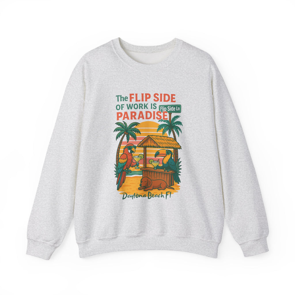 Flip side ln  Crewneck Sweatshirt - Jimmy Buffet Style