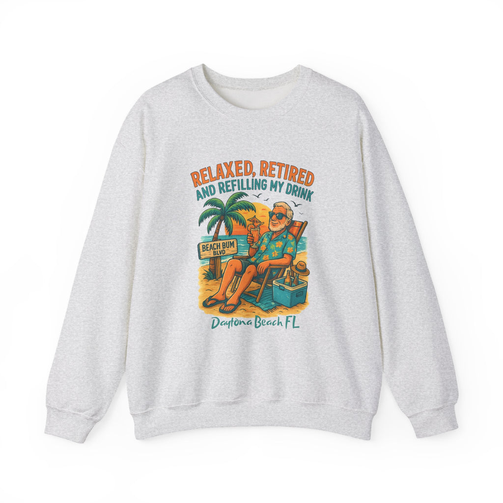 Beach Bum Blvd Crewneck Sweatshirt - Jimmy Buffet Style