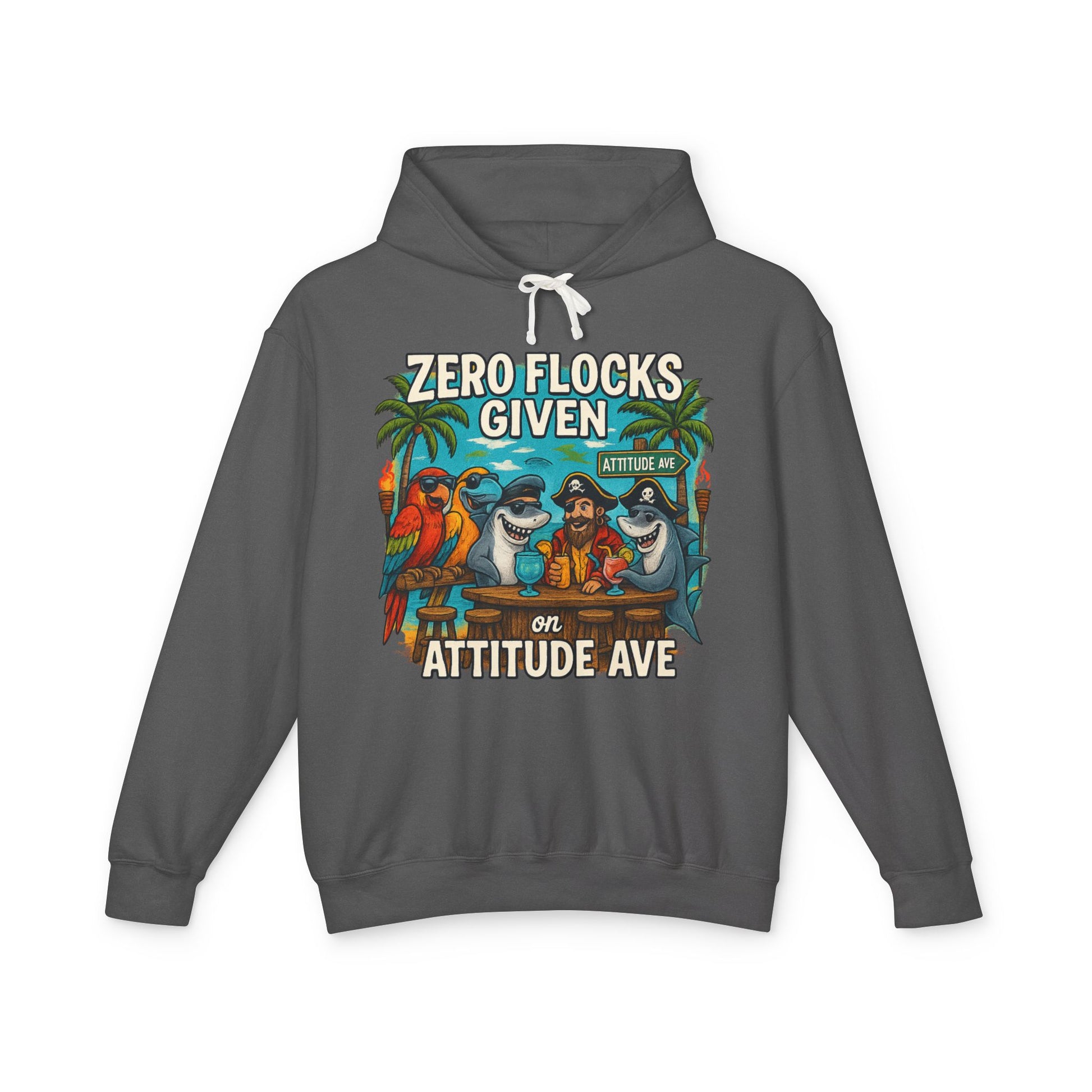 attitude ave  Lightweight Comfort Colors Hoodie - Jimmy Buffet Style