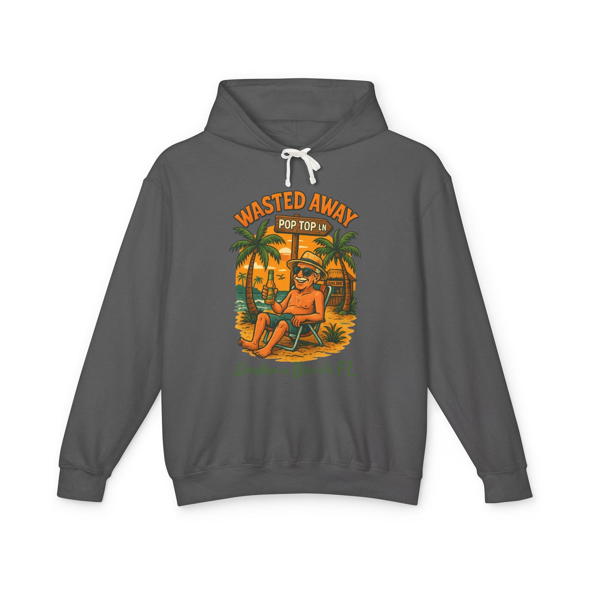 Pop Top  Ln  Lightweight Comfort Colors Hoodie - Jimmy Buffet Style