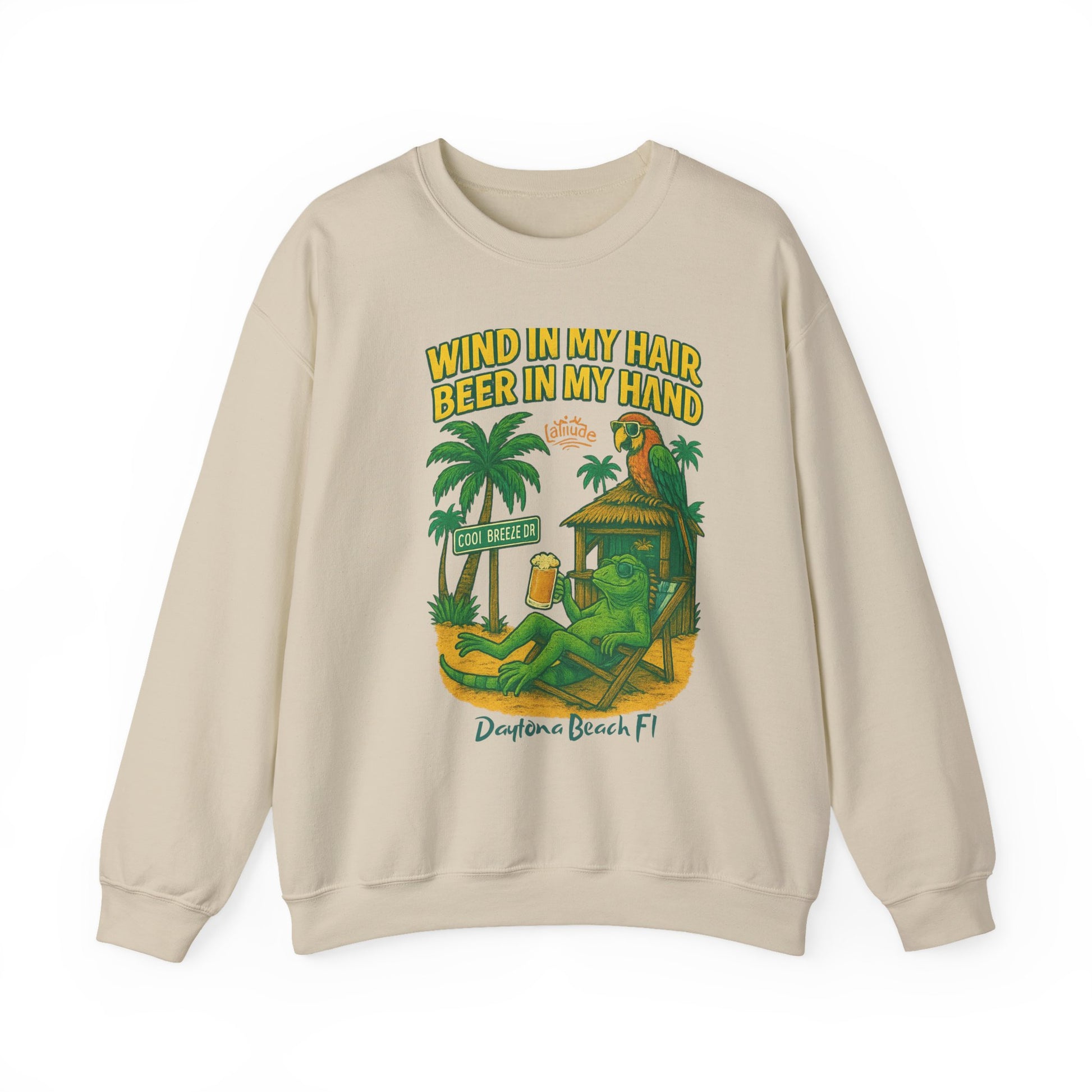 Cool Breeze dr  Crewneck Sweatshirt - Jimmy Buffet Style