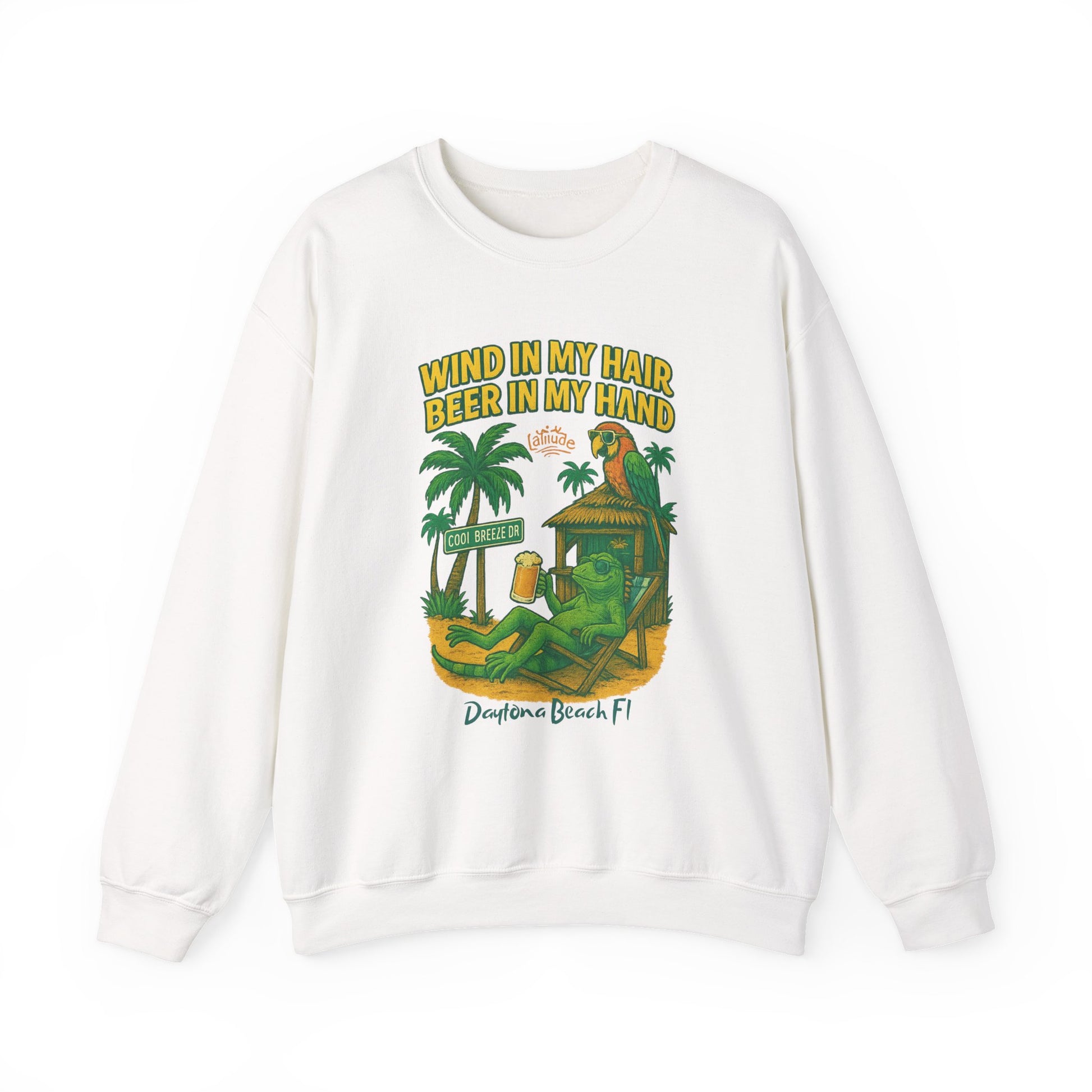 Cool Breeze  Crewneck Sweatshirt - Jimmy Buffet Style