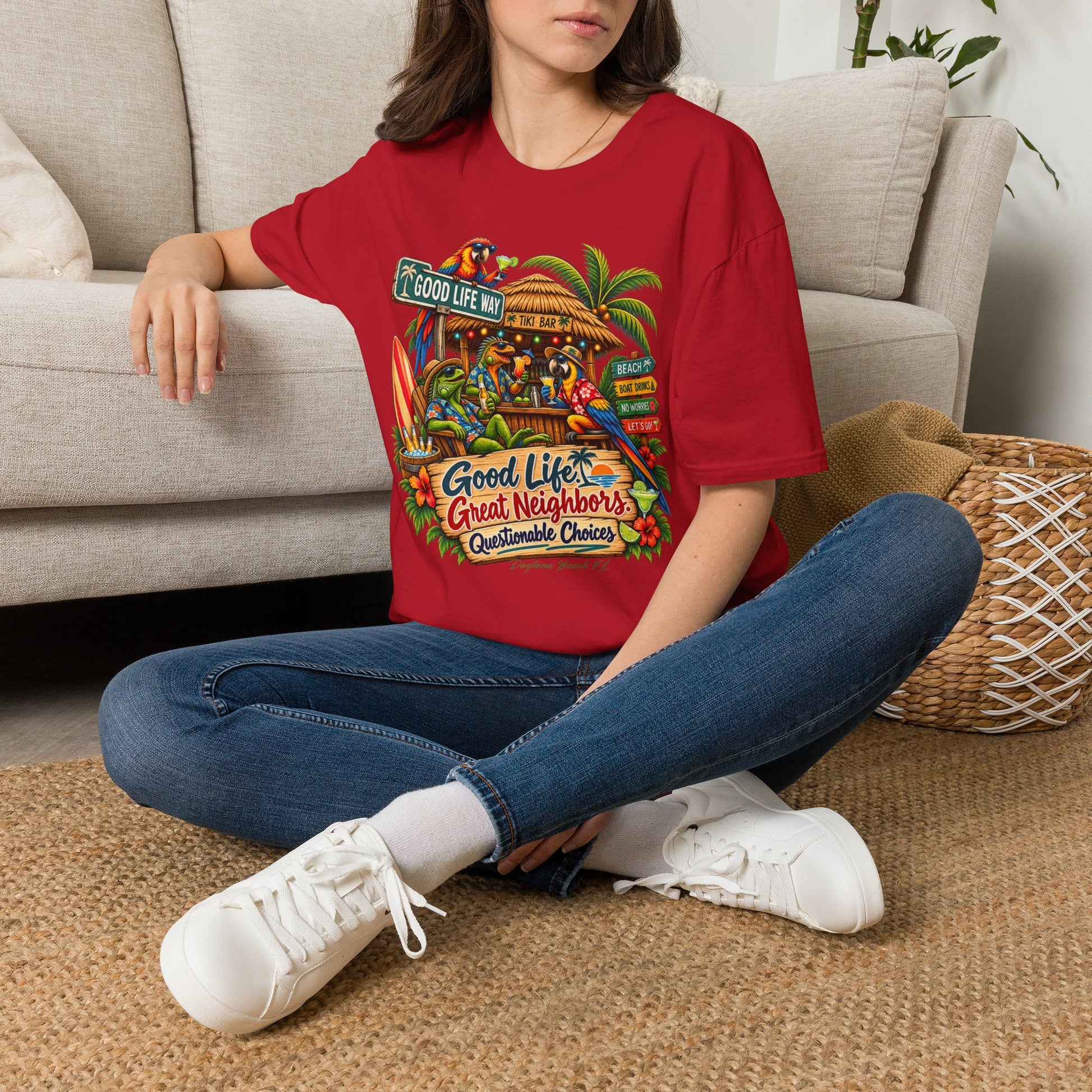 Good Life Way T-Shirt — Tropical Tiki Bar Beach Shirt