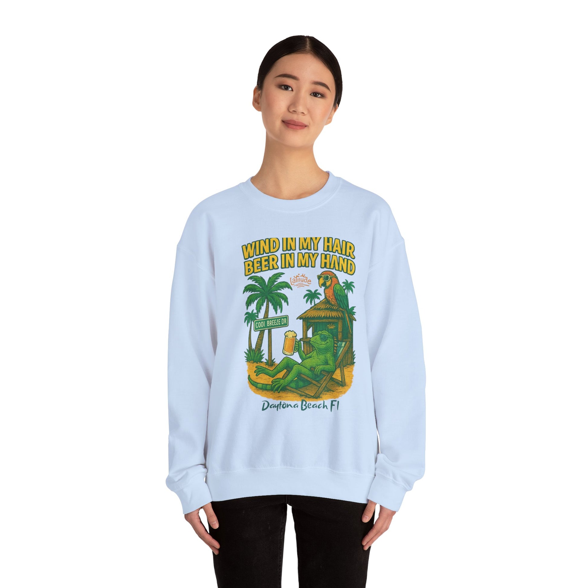 Cool Breeze dr  Crewneck Sweatshirt - Jimmy Buffet Style