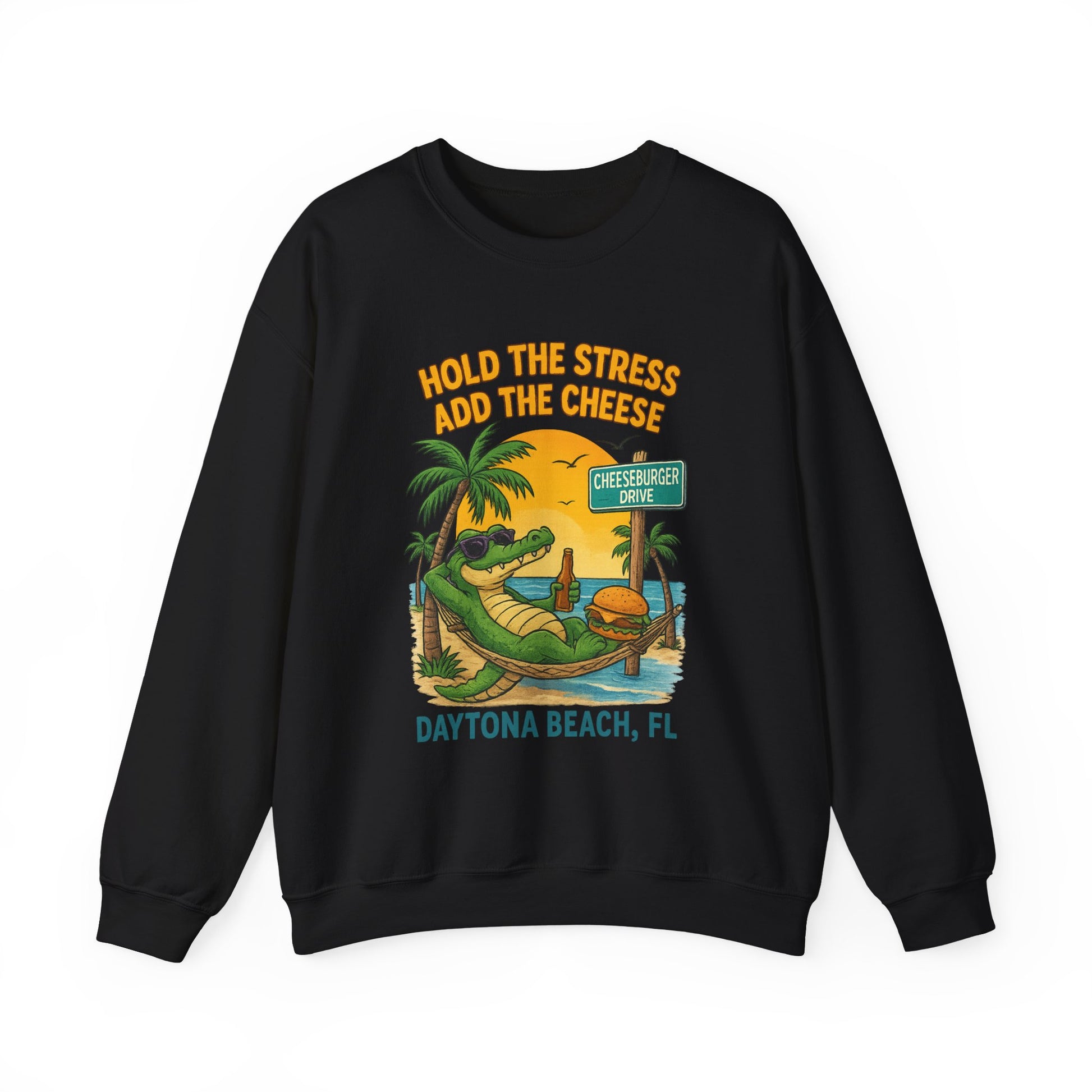 Cheeseburger dr Crewneck Sweatshirt - Jimmy Buffet Style
