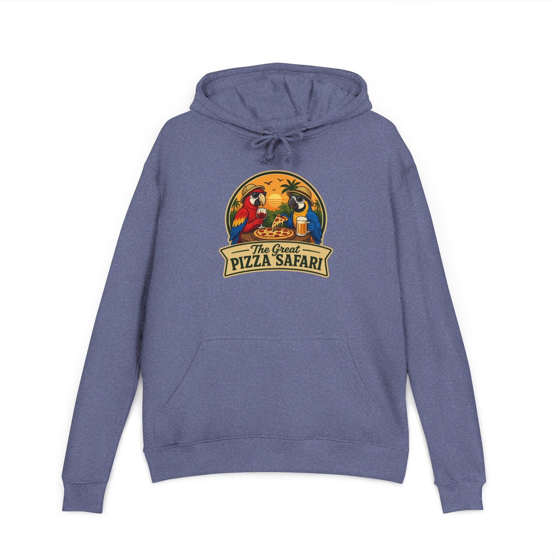 Pizza Safari Hoodie — The Great Pizza Safari Graphic Pullover