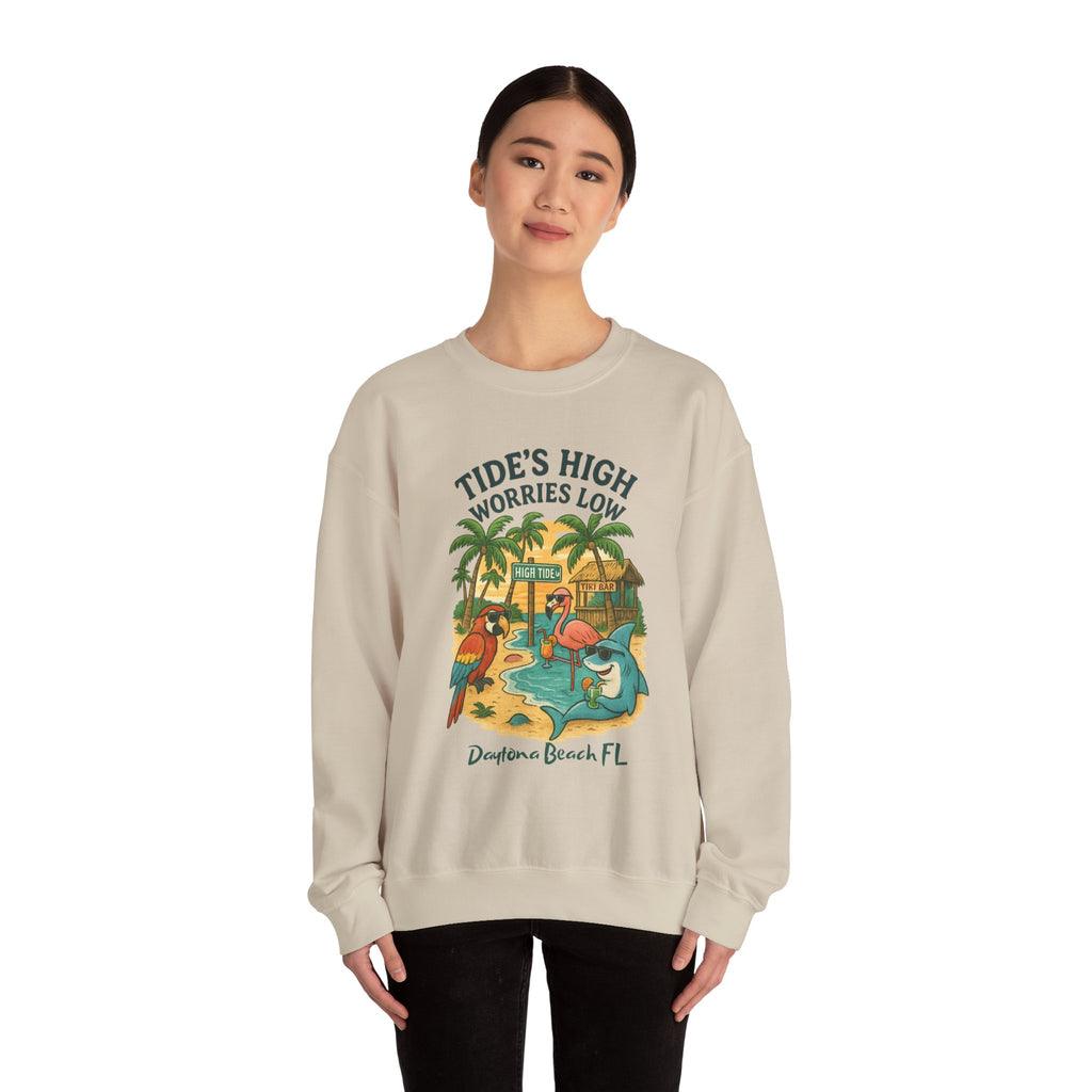 High Tide Ln Crewneck Sweatshirt - Jimmy Buffet Style