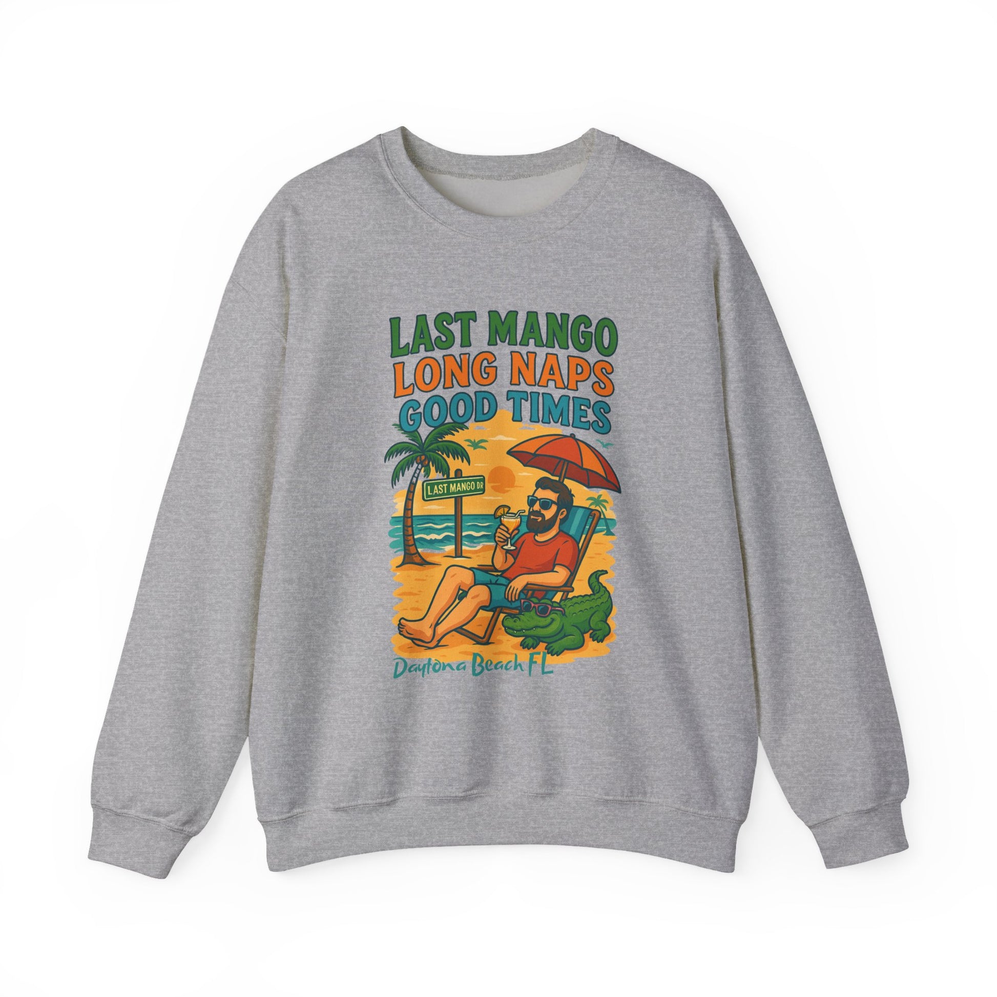 Last Mango Crewneck Sweatshirt - Jimmy Buffet Style