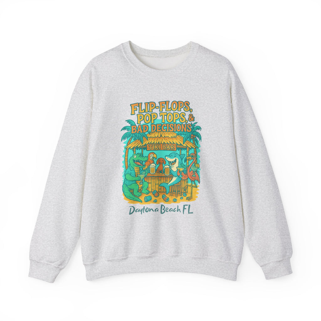 Pop Top Ln Crewneck Sweatshirt - Jimmy Buffet Style