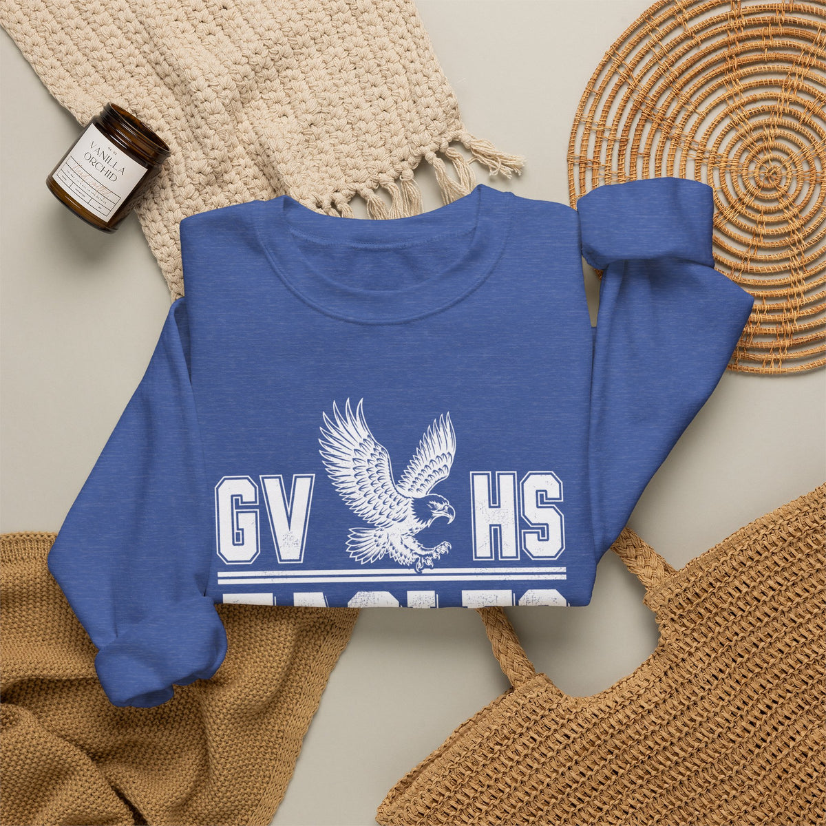 GVHS Eagles Crewneck Sweatshirt — Class of '86 Vintage School Spirit