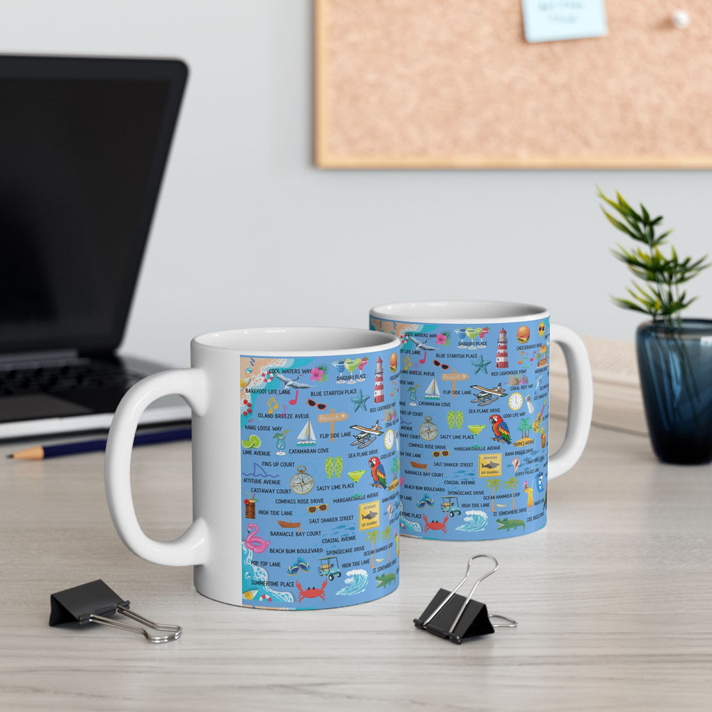 Tropical Vibes Ceramic Mug