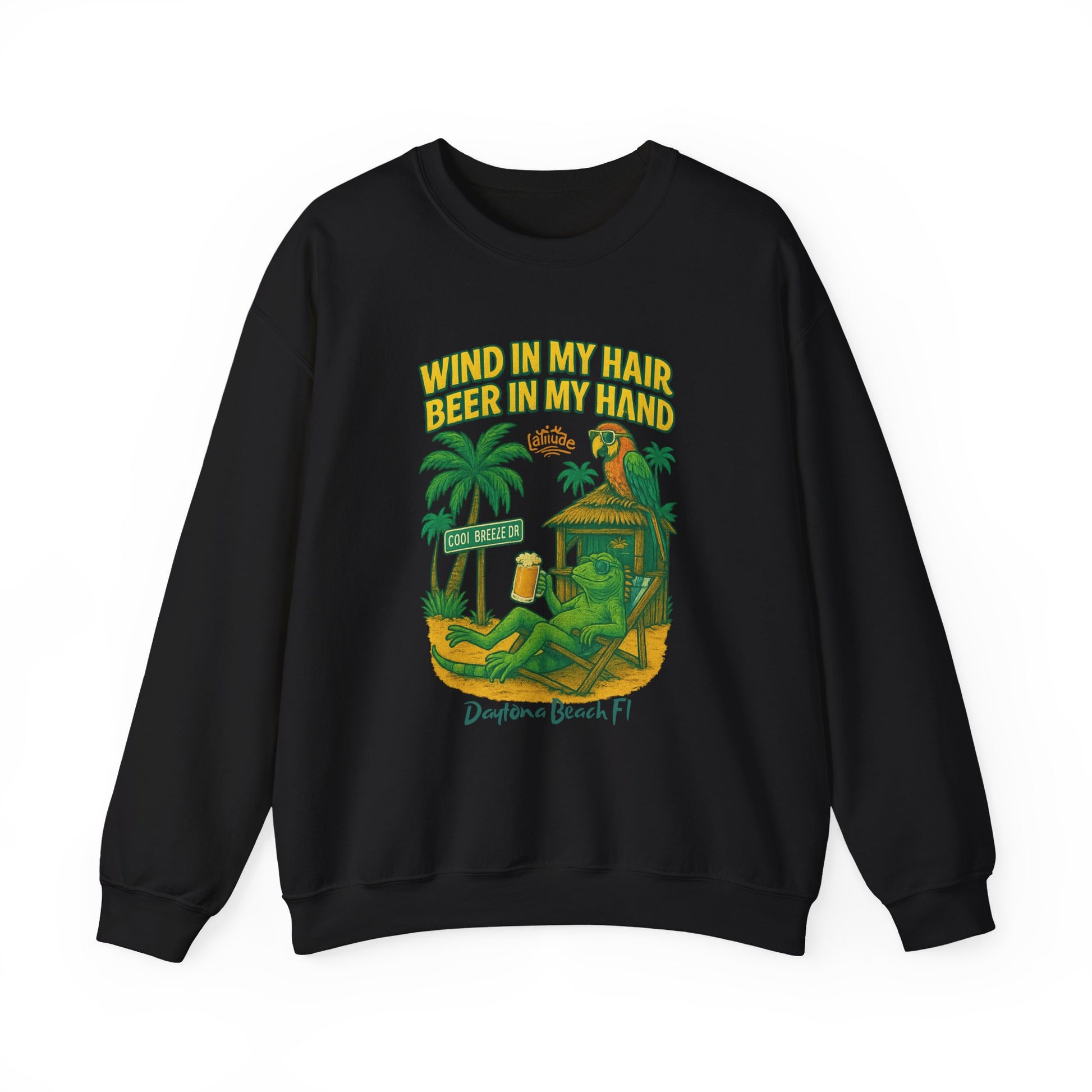 Cool Breeze  Crewneck Sweatshirt - Jimmy Buffet Style