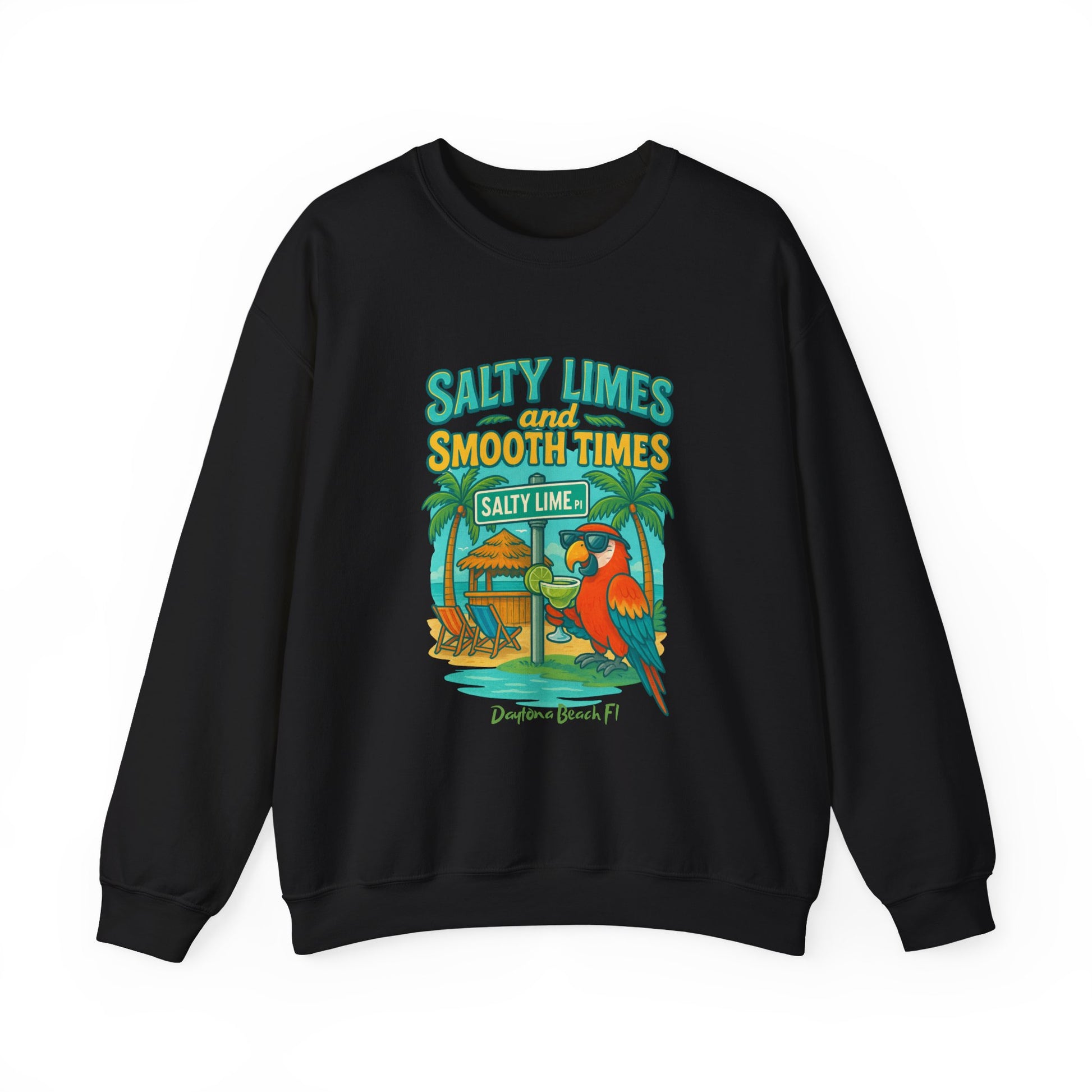 Salty Lime  Place  Crewneck Sweatshirt - Jimmy Buffet Style