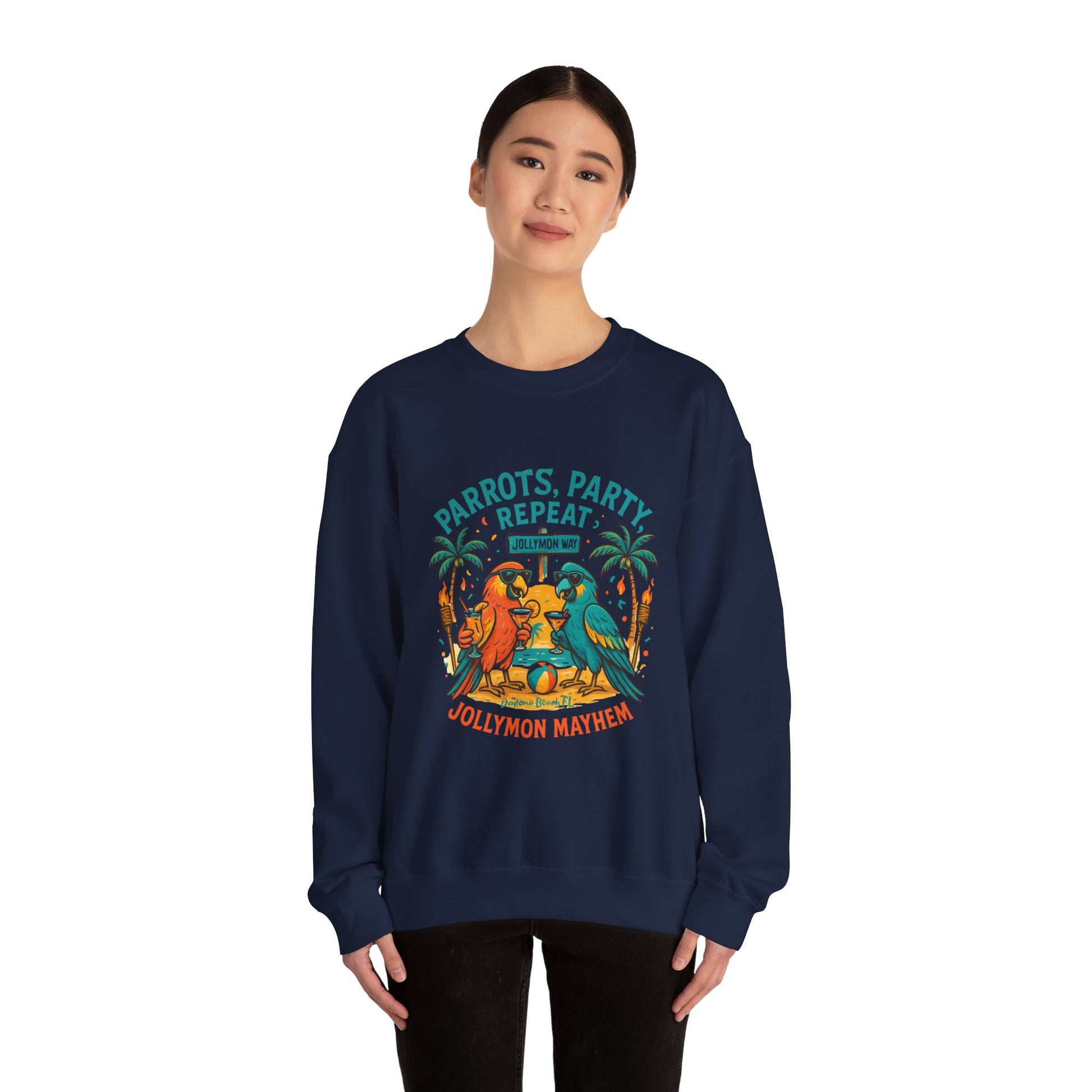 Jollymon Way   Crewneck Sweatshirt - Jimmy Buffet Style