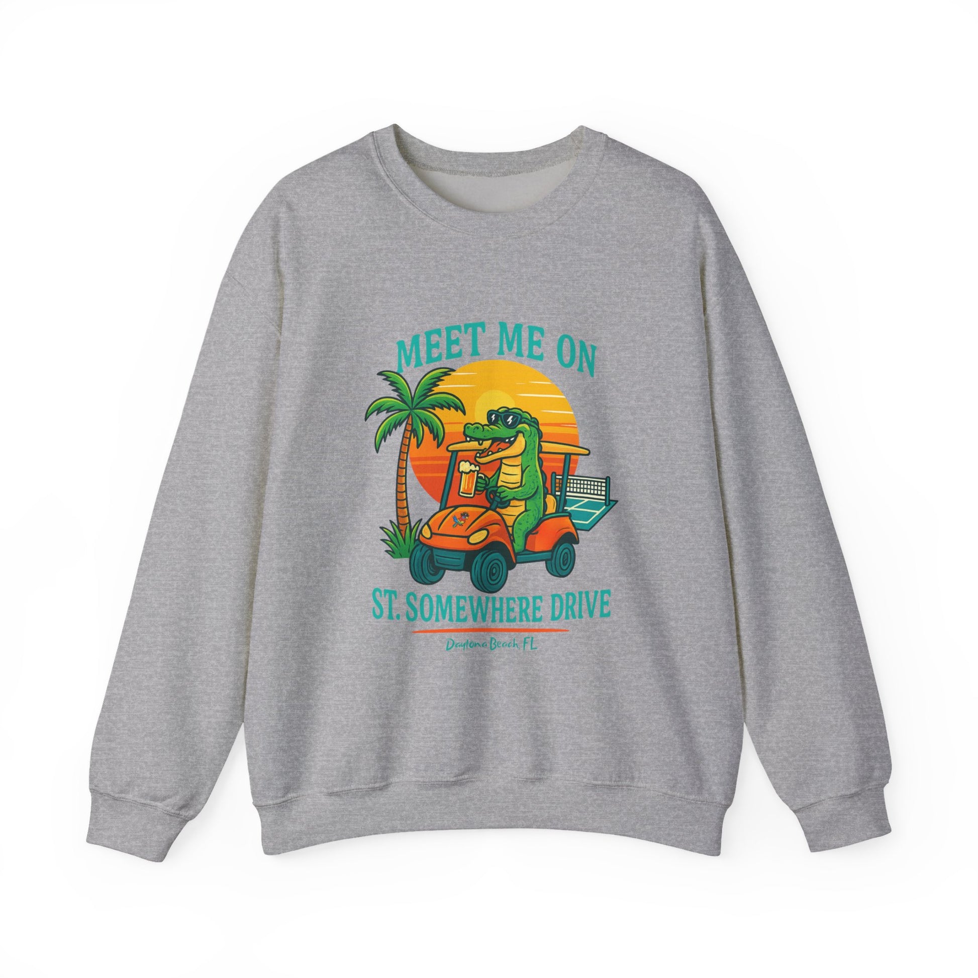 St Somewhere dr  Crewneck Sweatshirt -