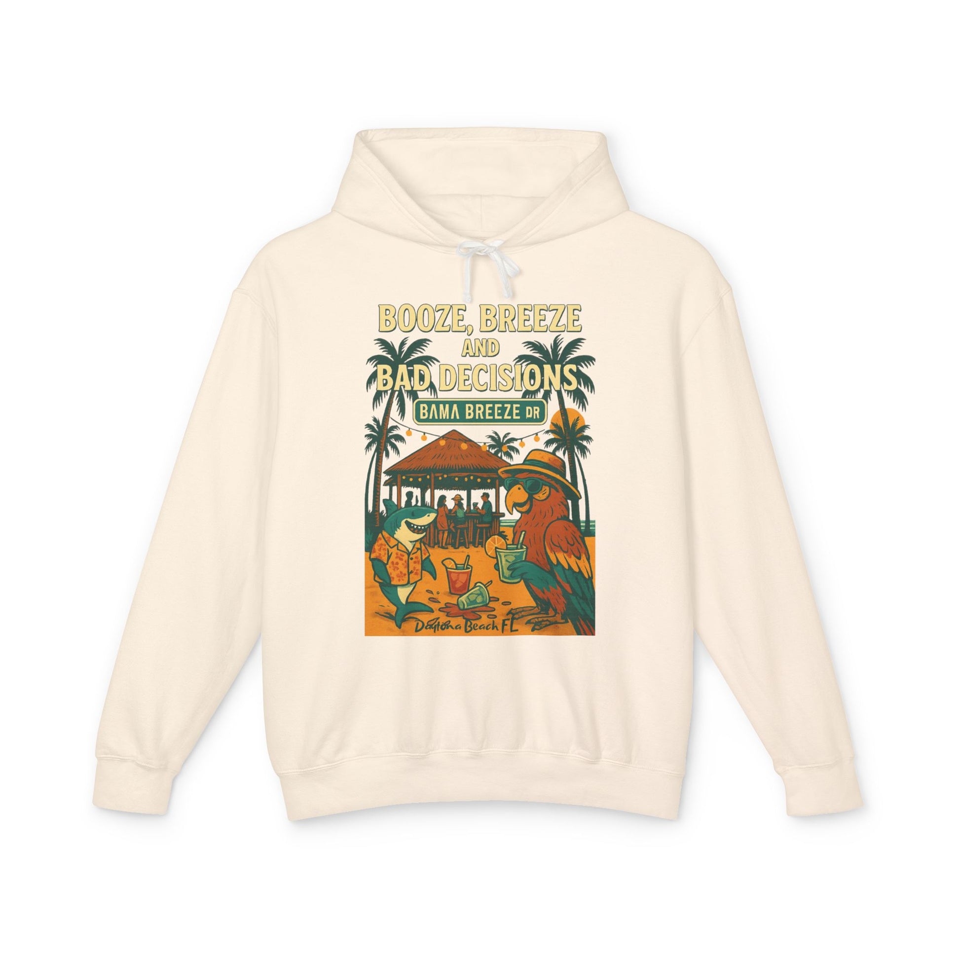 Bama Breeze dr   Lightweight Comfort Colors Hoodie - Jimmy Buffet Style