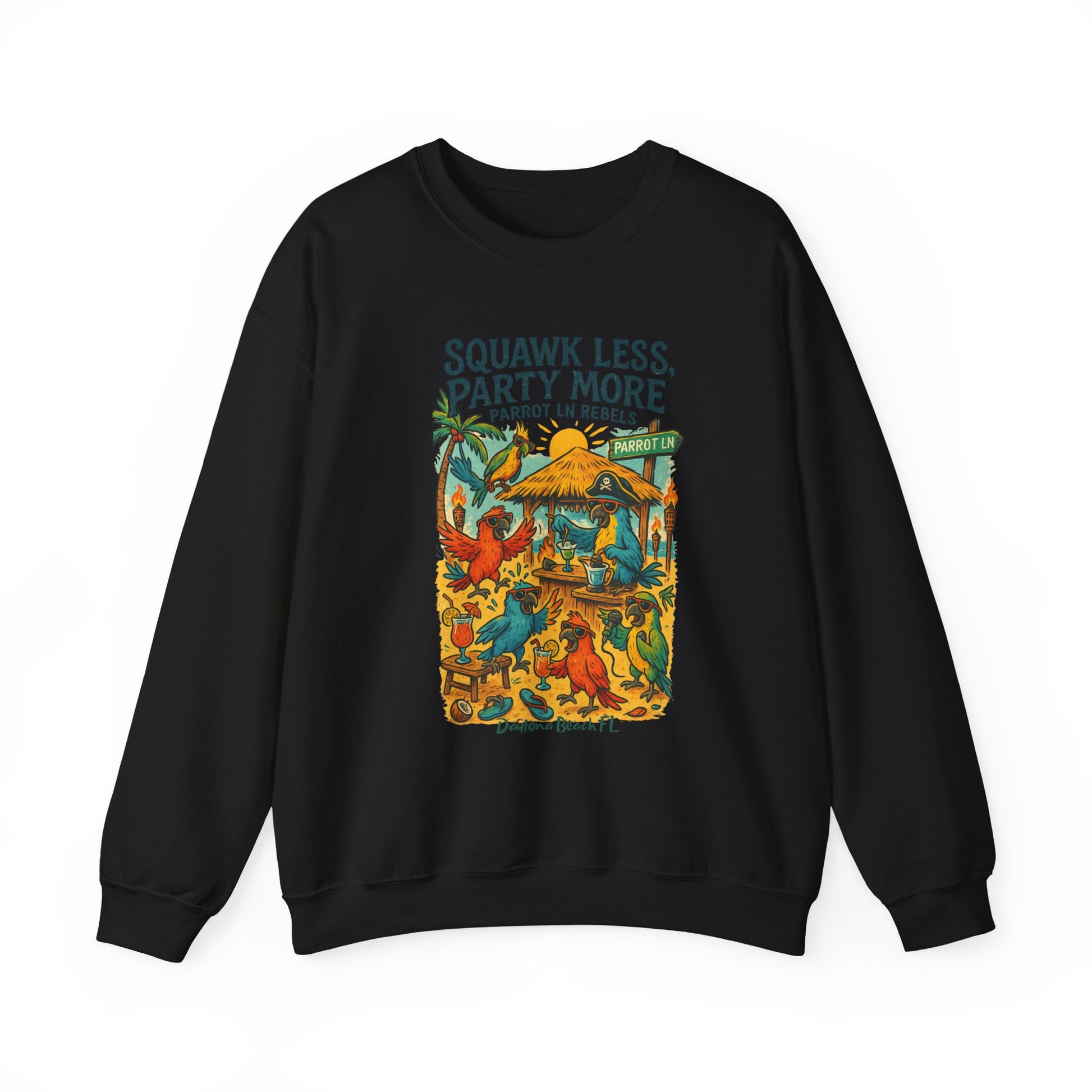 Parrot Ln   Crewneck Sweatshirt - Jimmy Buffet Style