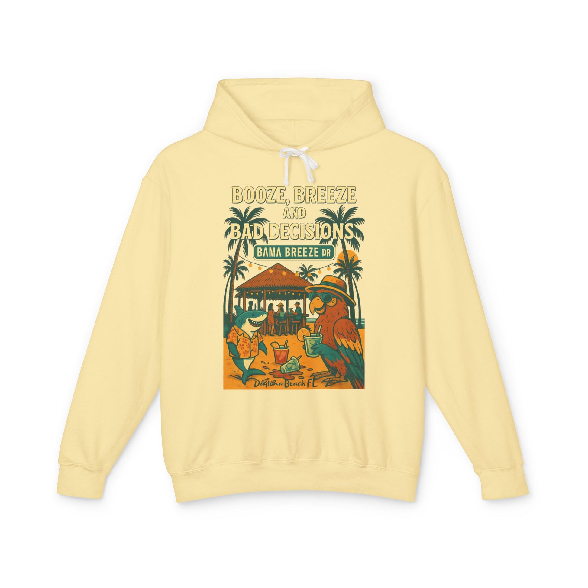 Bama Breeze dr   Lightweight Comfort Colors Hoodie - Jimmy Buffet Style