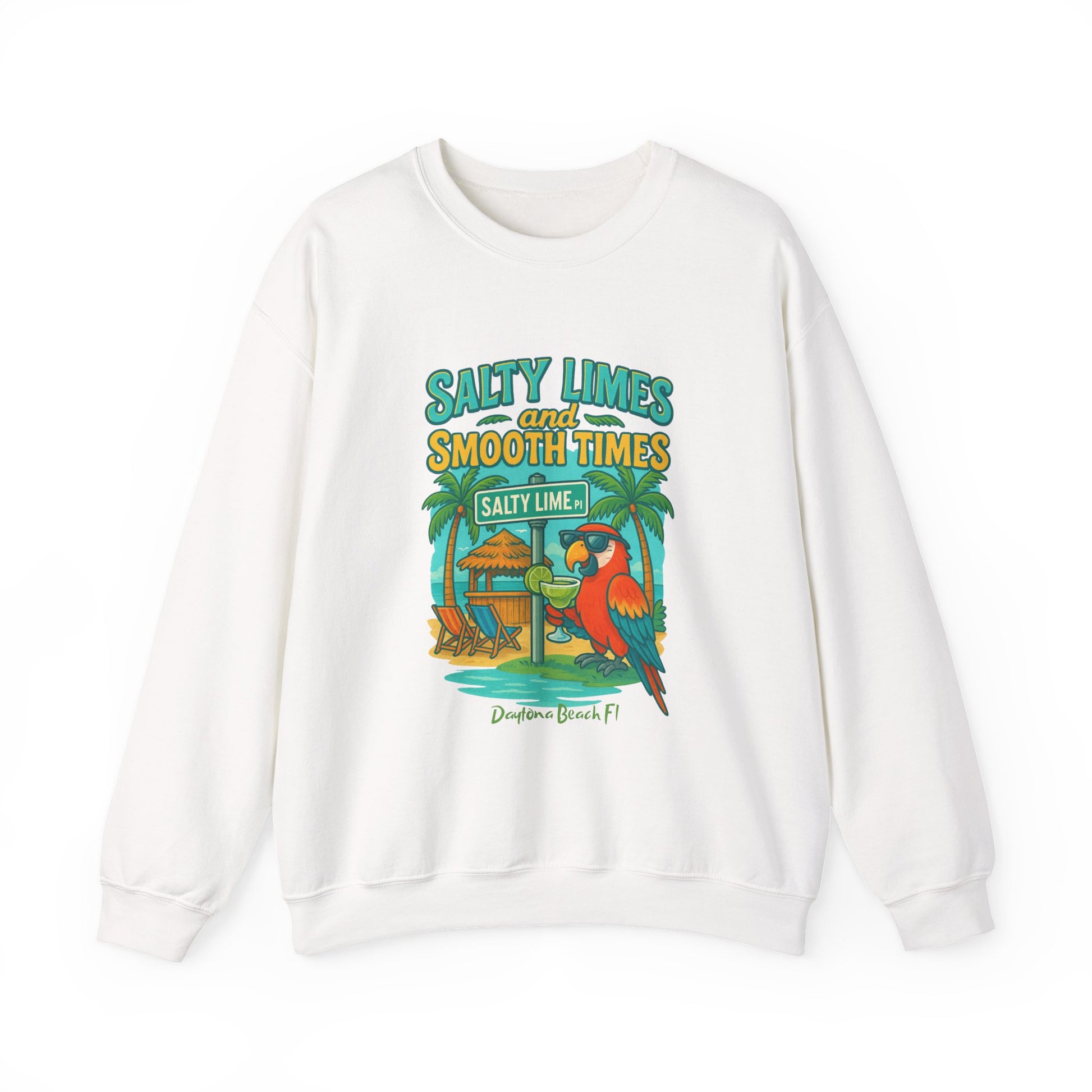 Salty Lime  Place  Crewneck Sweatshirt - Jimmy Buffet Style