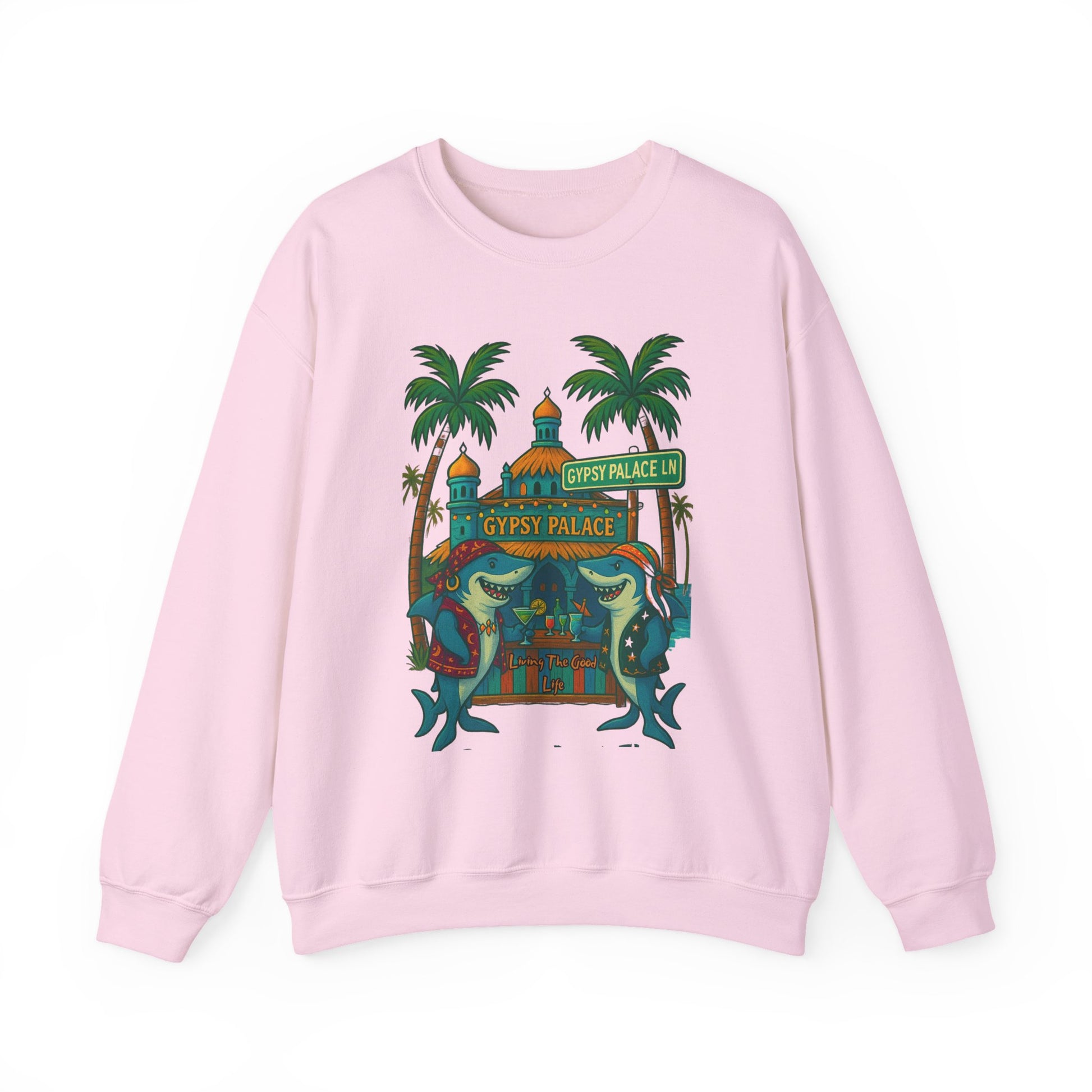 Gypsy Palace ln Crewneck Sweatshirt - Jimmy Buffet Style