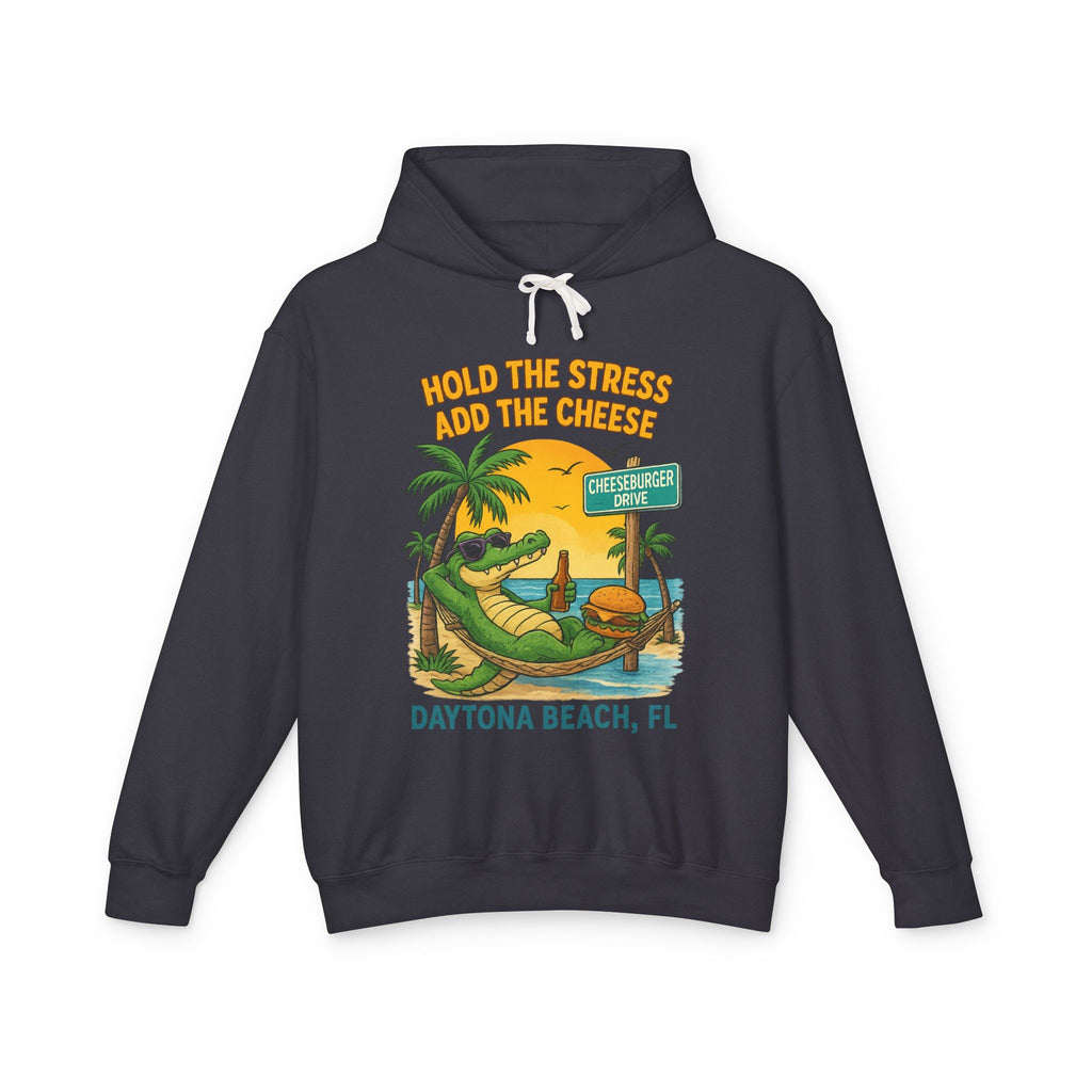 cheeseburger dr  Lightweight Comfort Colors Hoodie - Jimmy Buffet Style