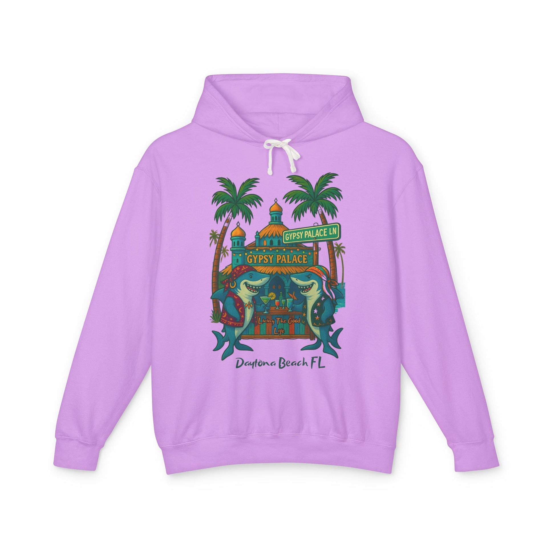 Gypsy Palace  ln Lightweight Comfort Colors Hoodie - Jimmy Buffet Style