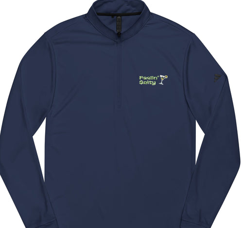 Adidas® Quarter-Zip Pullover with Custom Embroidery,
