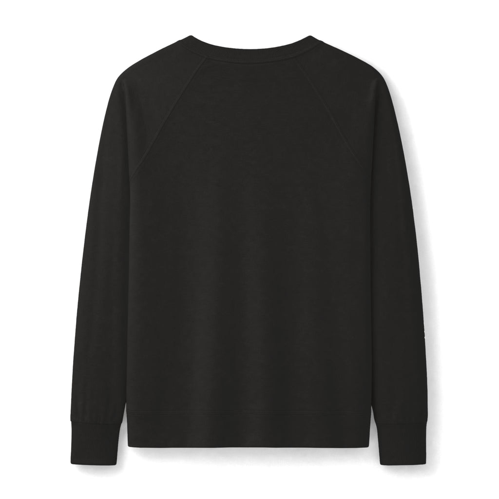 The Great Pizza Safari Crewneck French Terry — Women's Featherweight - Expedition Crew on right sleeve