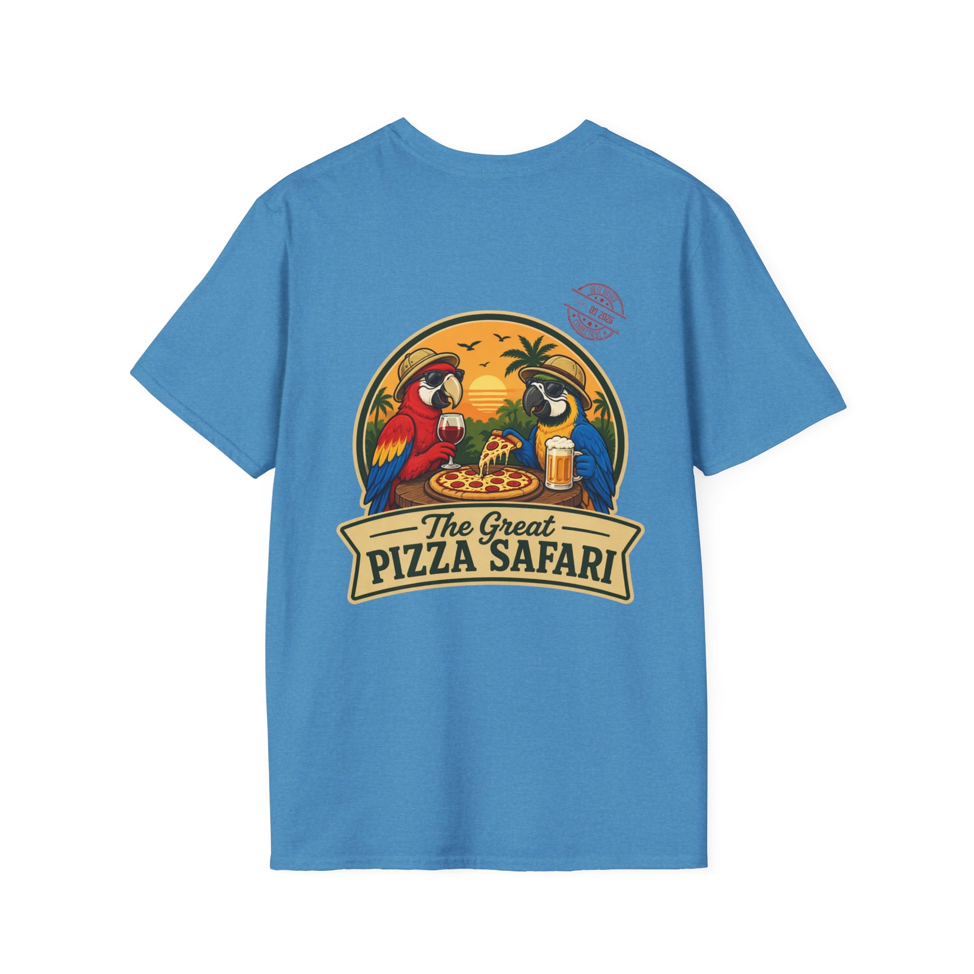 T‑Shirt — "Pizza Safari" Retro Pizzeria Expedition Crew Graphic Tee