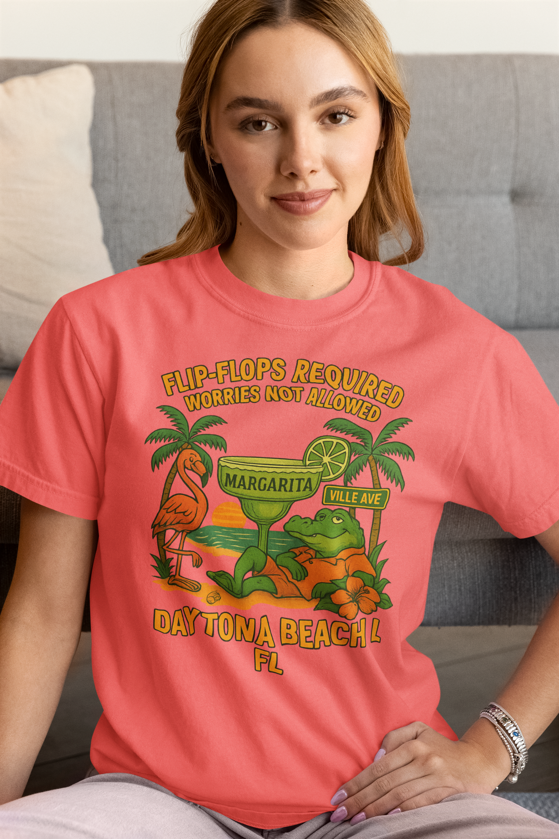 Margaritaville Ave    T-Shirt, Summer Vibes Tee, Beachwear, Vacation Shirt, Funny Graphic Tee, Unisex Casual Wear