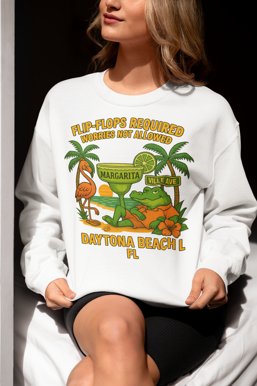 Margaritaville Ave  sweatshirt Fun Beachwear, Unisex Gift, Summer Casual, Travel Apparel