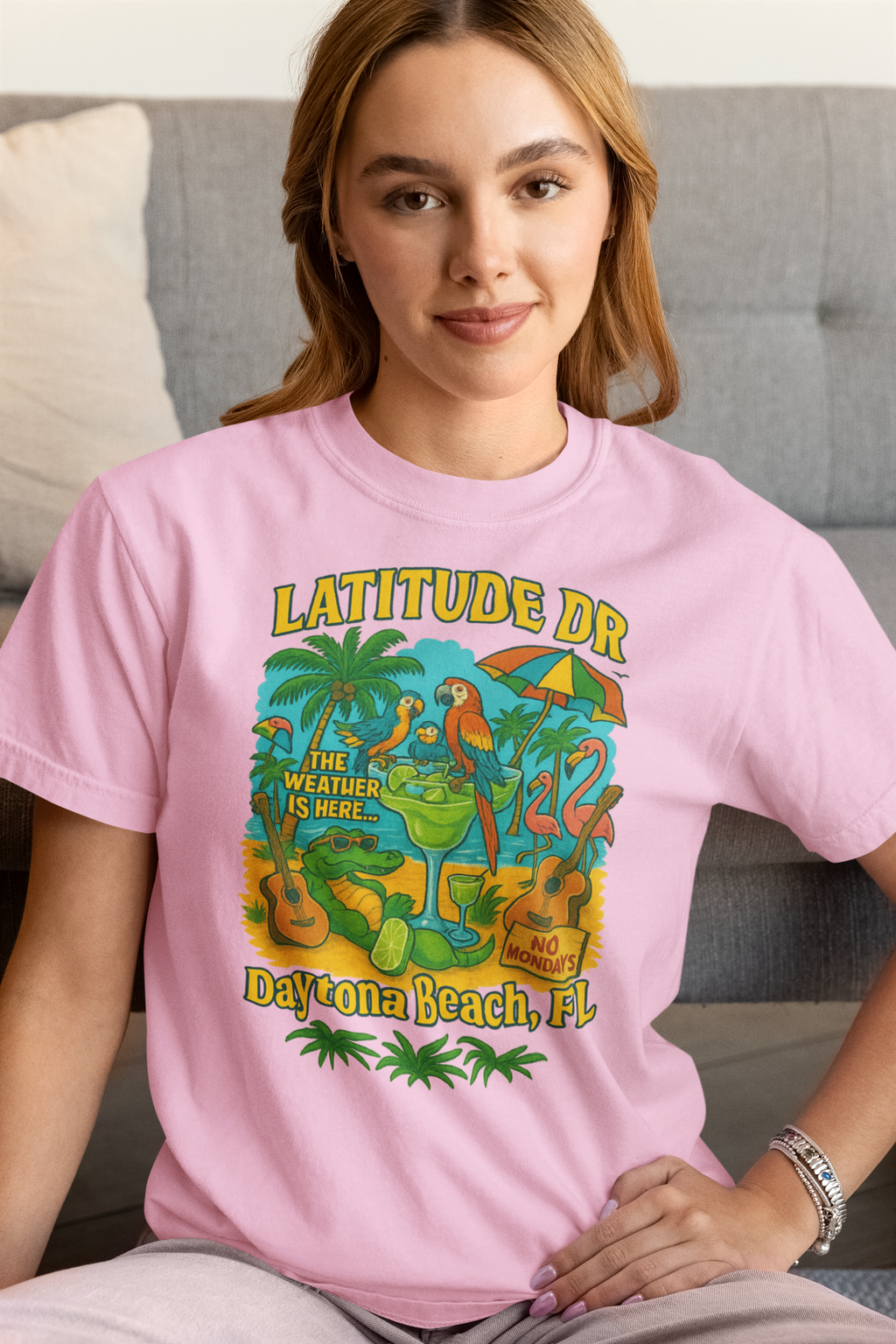 Latitude Dr   T-Shirt, Summer Vibes Tee, Beachwear, Vacation Shirt, Funny Graphic Tee, Unisex Casual Wear