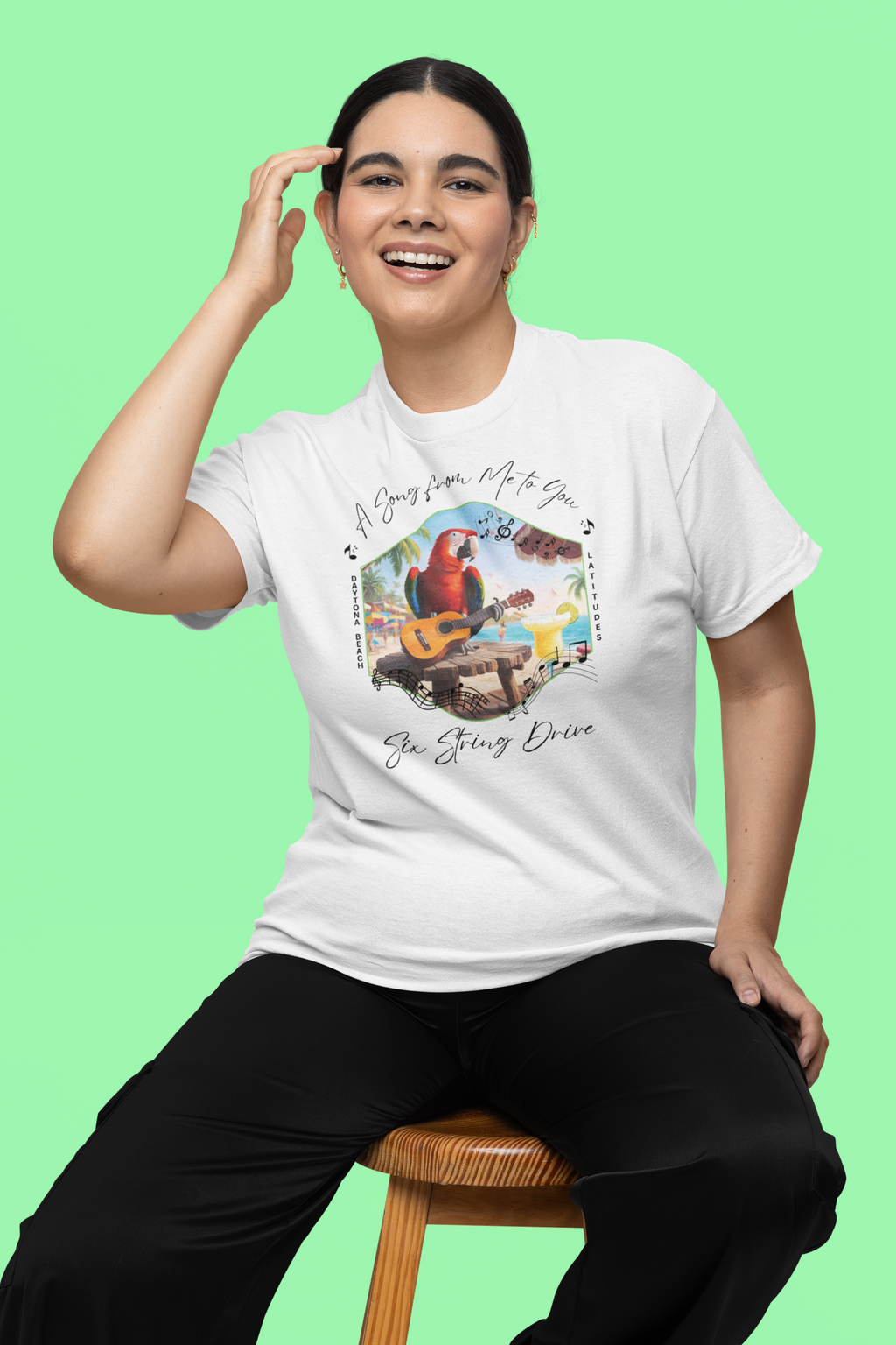 Six String dr Jimmy buffet margaritaville latitude Tropical Adventure TShirt Beachwear for Six String dr Souvenir Casual Summer Tee Fun Gift for Vacation