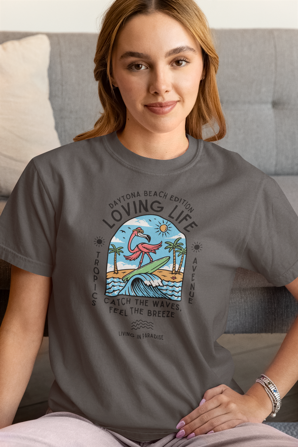 Tropics Ave  T-Shirt, High times tshirt  Vintage Summer Tee, Beach Vibe Shirt, Cool Travel Apparel, Fun Gift for Vacation Lovers