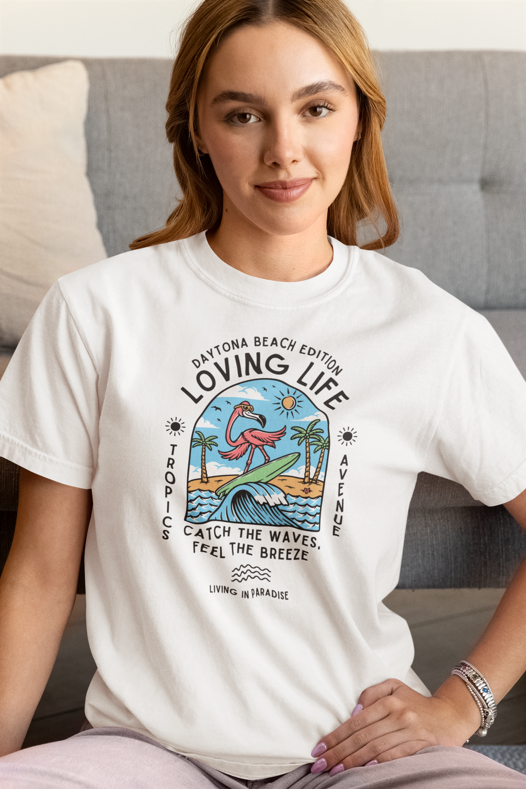 Tropics Ave  T-Shirt, High times tshirt  Vintage Summer Tee, Beach Vibe Shirt, Cool Travel Apparel, Fun Gift for Vacation Lovers
