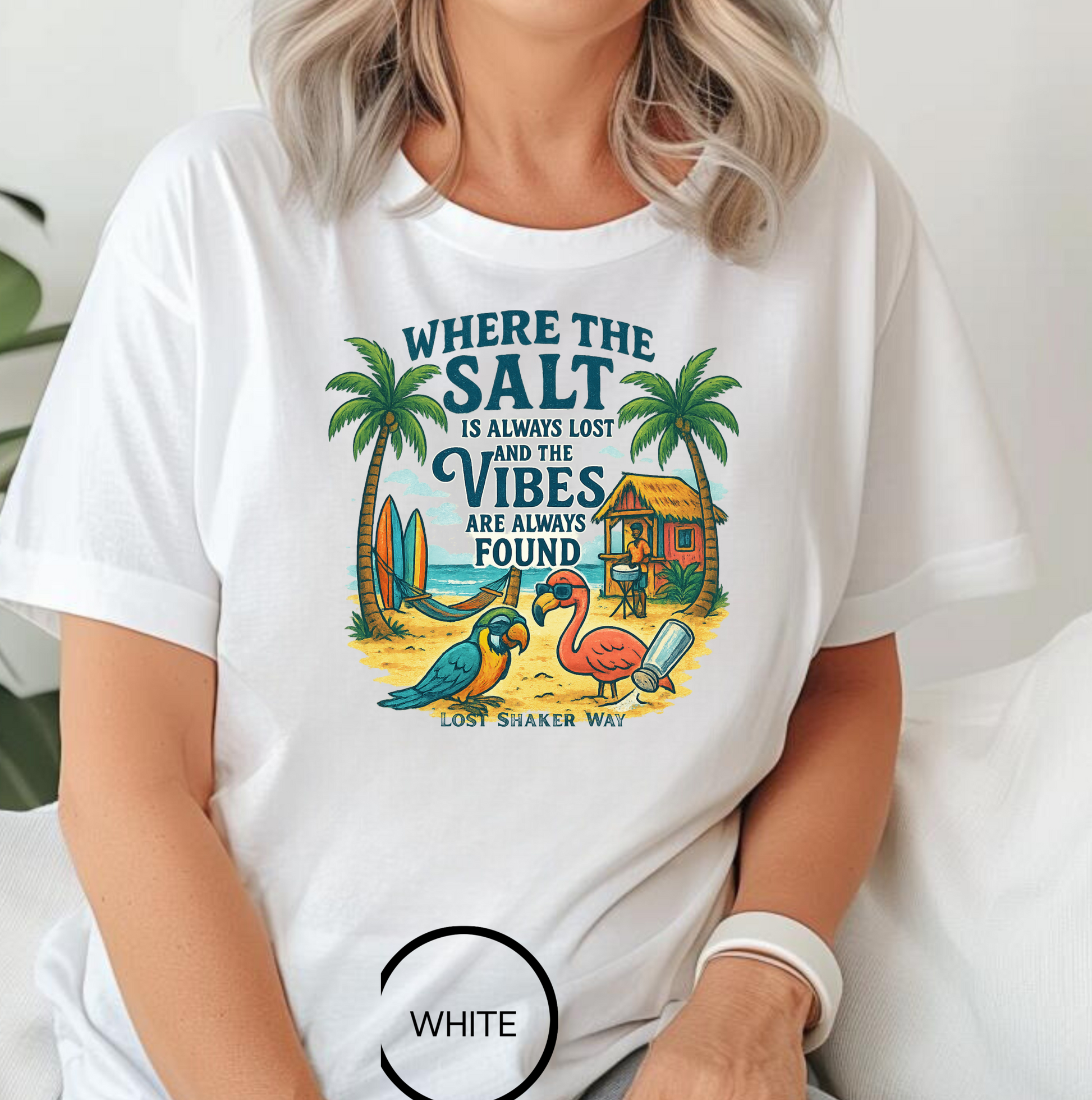 Lost Shaker Way Tshirt gift for Jimmy Buffet fan Vintage Summer Tee, Margaritaville  Beach Vibe Shirt, Cool Travel Apparel, Fun Gift for Vacation Lovers