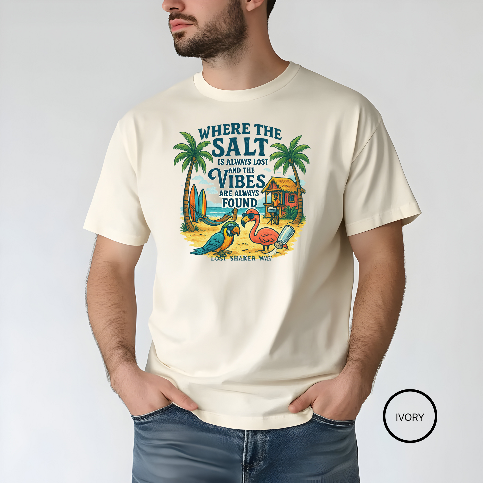 Lost Shaker Way Tshirt gift for Jimmy Buffet fan Vintage Summer Tee, Margaritaville  Beach Vibe Shirt, Cool Travel Apparel, Fun Gift for Vacation Lovers